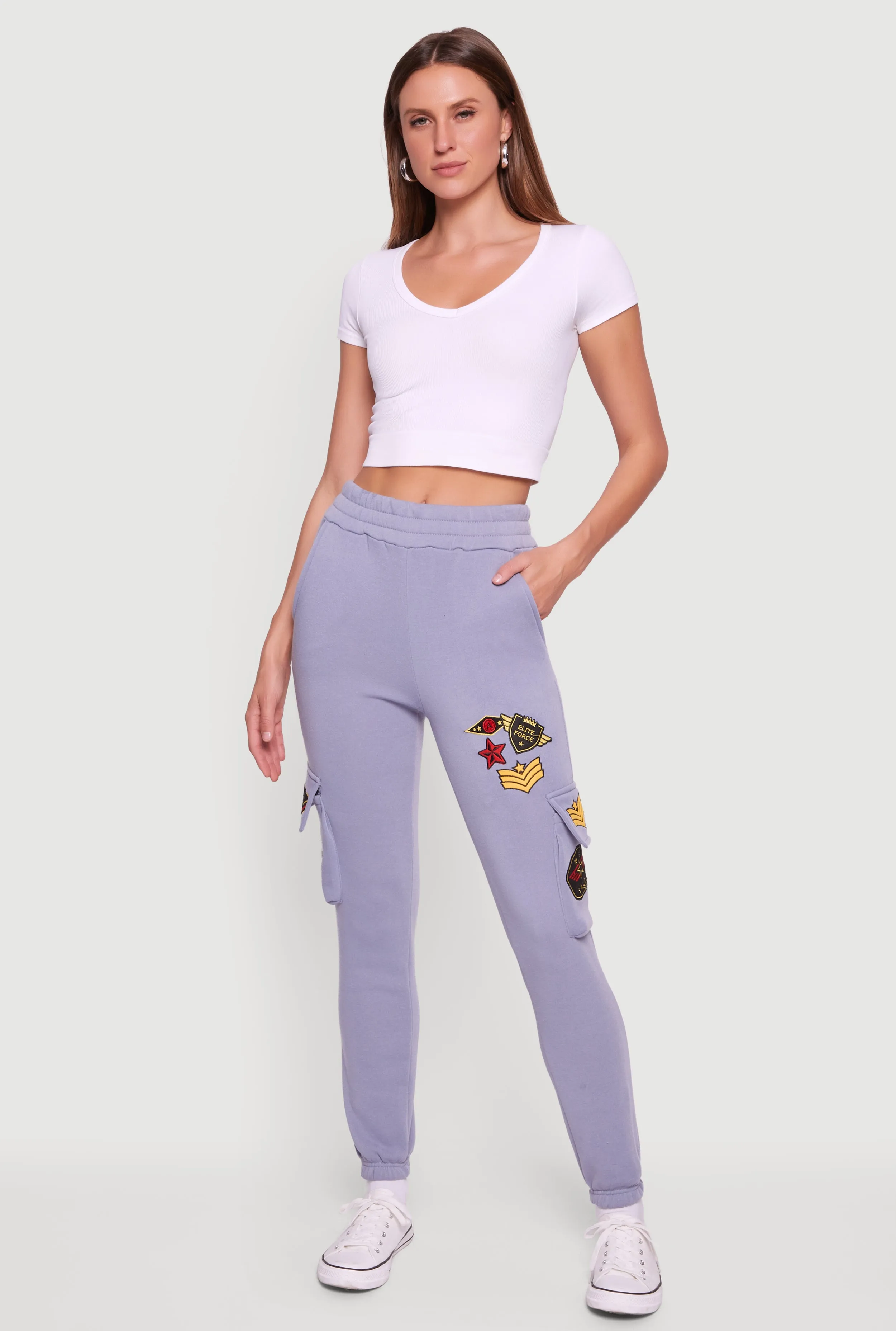 Elite Force Patch Graphic High Waisted Sweatpants sold by Rainbow product image thumbnail 3