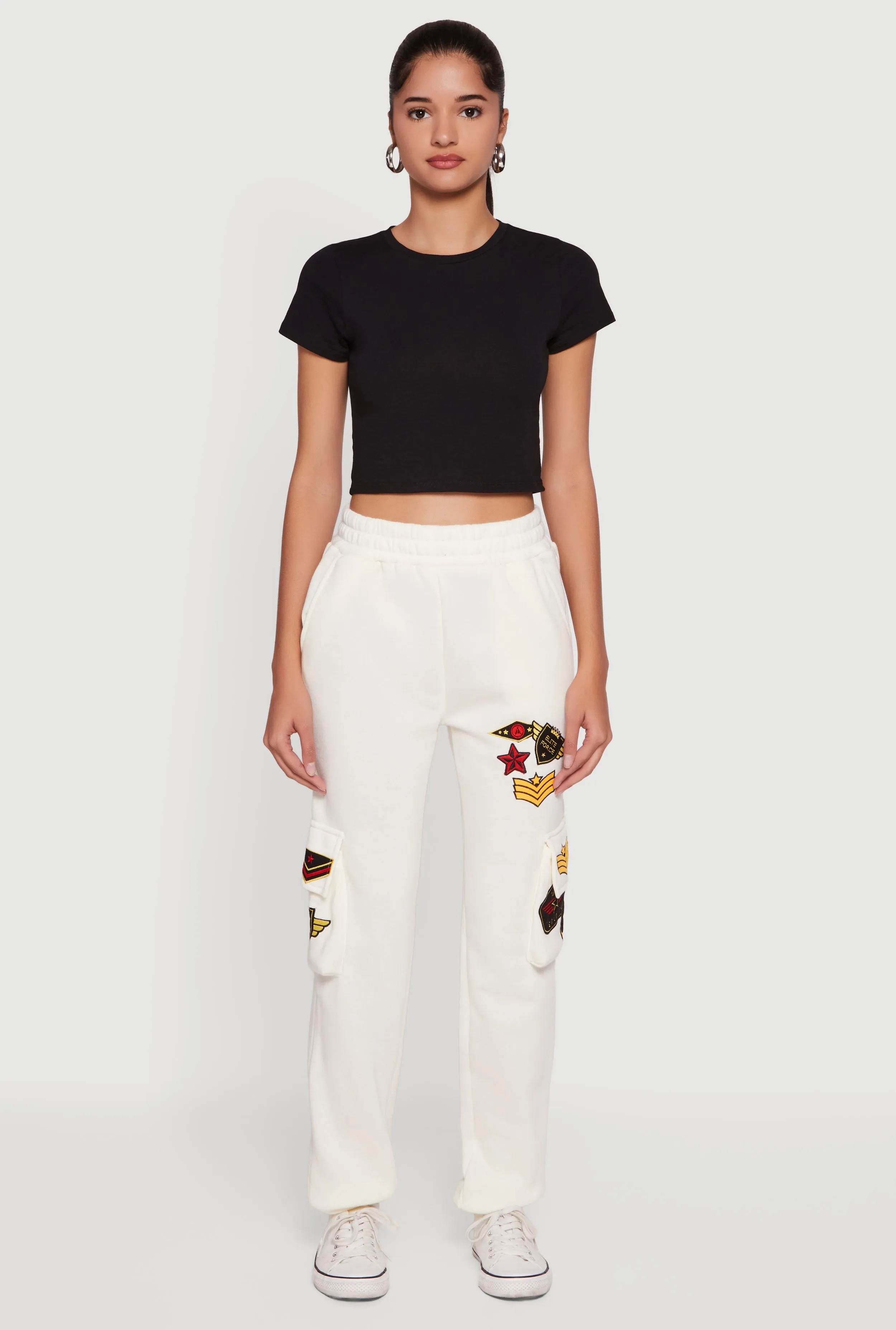 Elite Force Patch Graphic High Waisted Sweatpants sold by Rainbow product image thumbnail 2