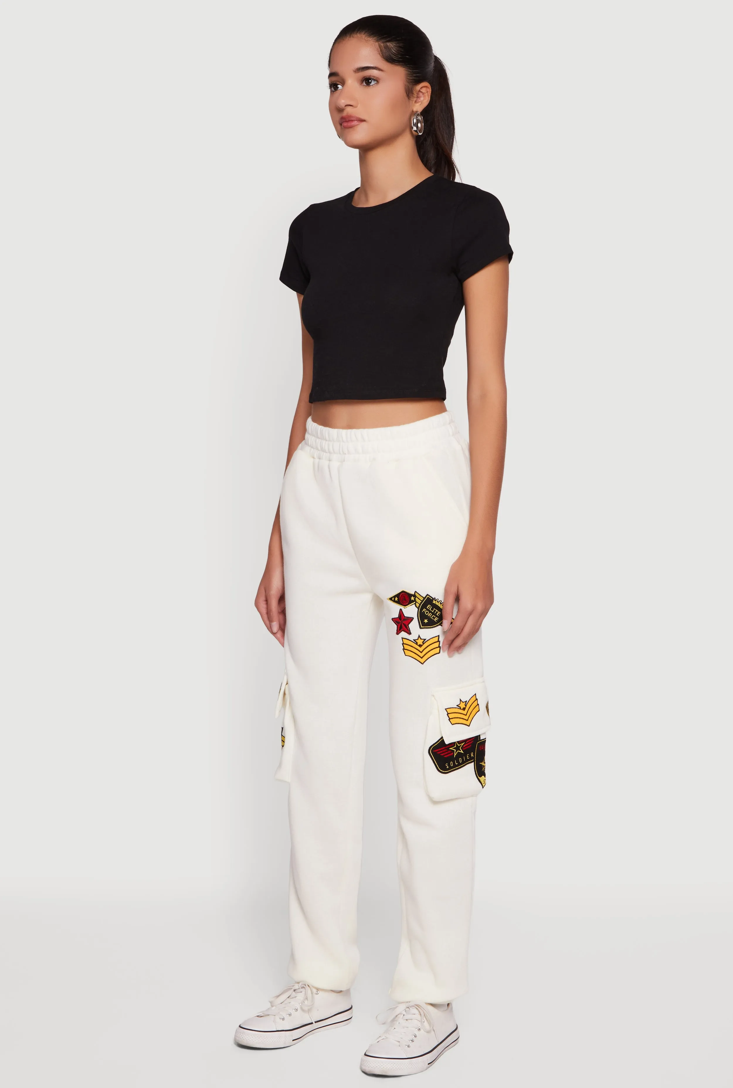 Elite Force Patch Graphic High Waisted Sweatpants sold by Rainbow product image thumbnail 3