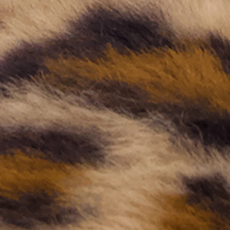 Faux Fur Beret with Faux Leather Trim sold by Rainbow product image thumbnail 4