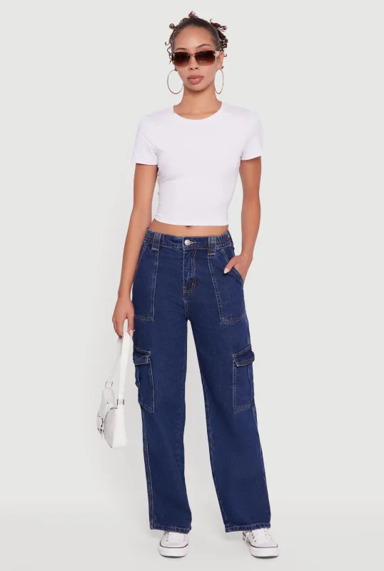 WAX Straight Leg Cargo Jeans sold by Rainbow