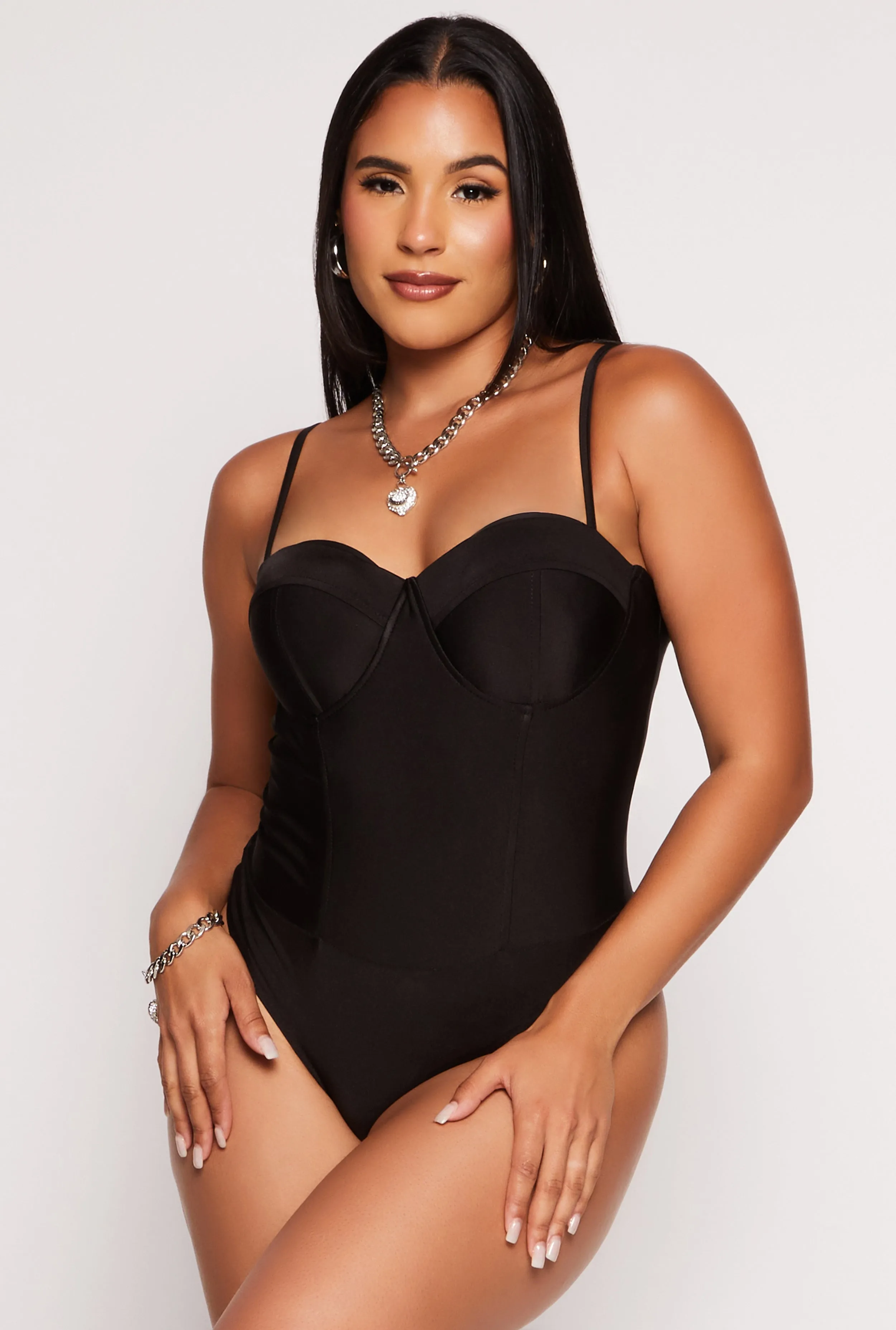 Haute Monde Sweetheart Cami Bodysuit sold by Rainbow product image thumbnail 2