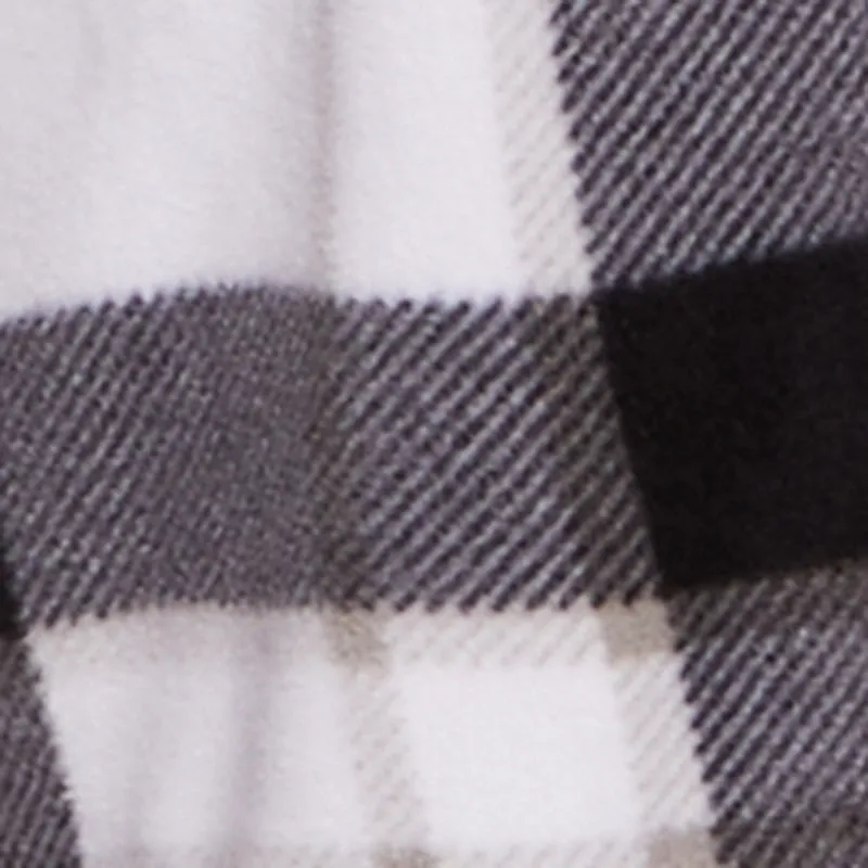 Plus Size Collared Button Front Plaid Tunic Shirt sold by Rainbow product image thumbnail 4