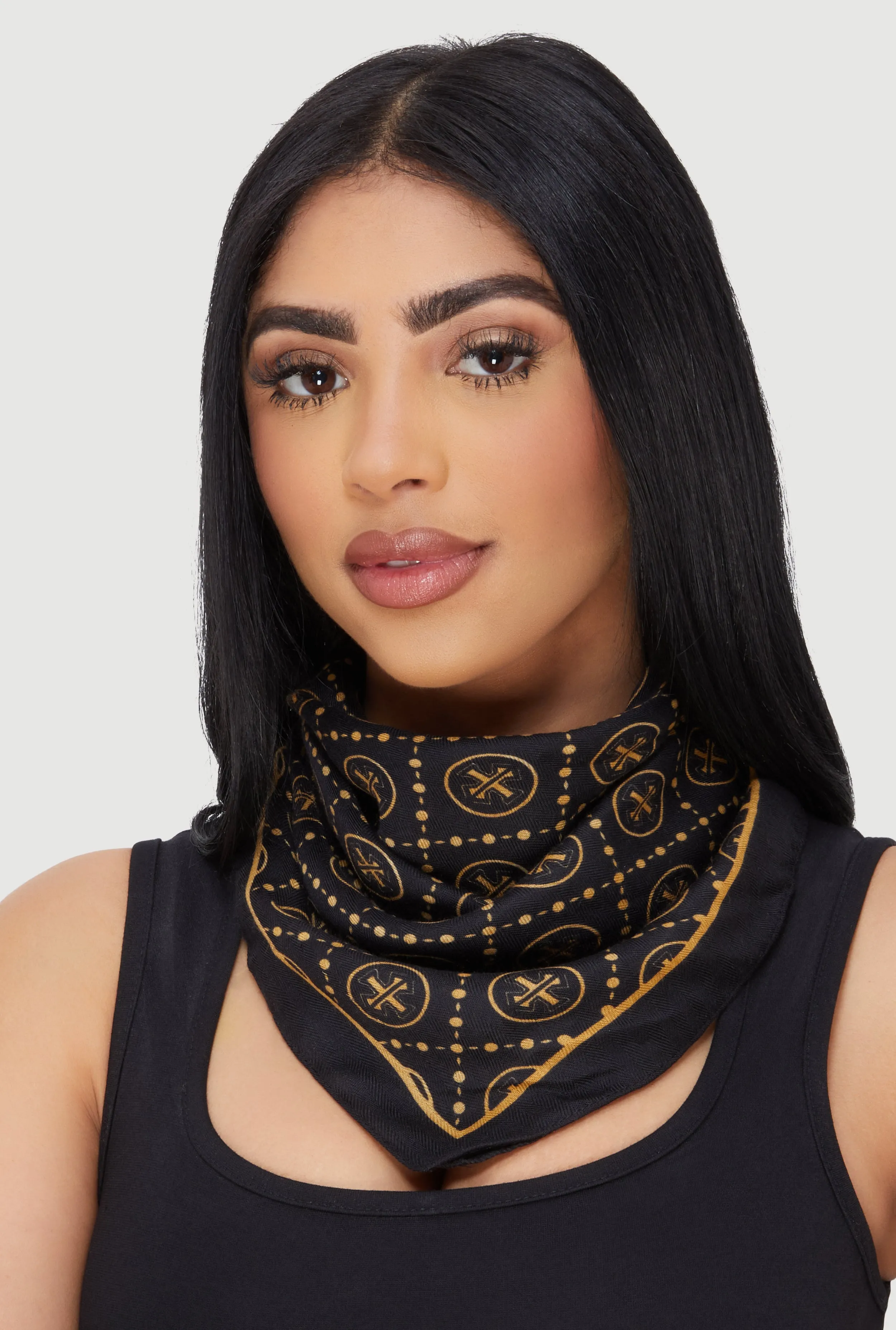 Assorted Patterned Multiway Scarf 2 Piece Set sold by Rainbow product image thumbnail 2