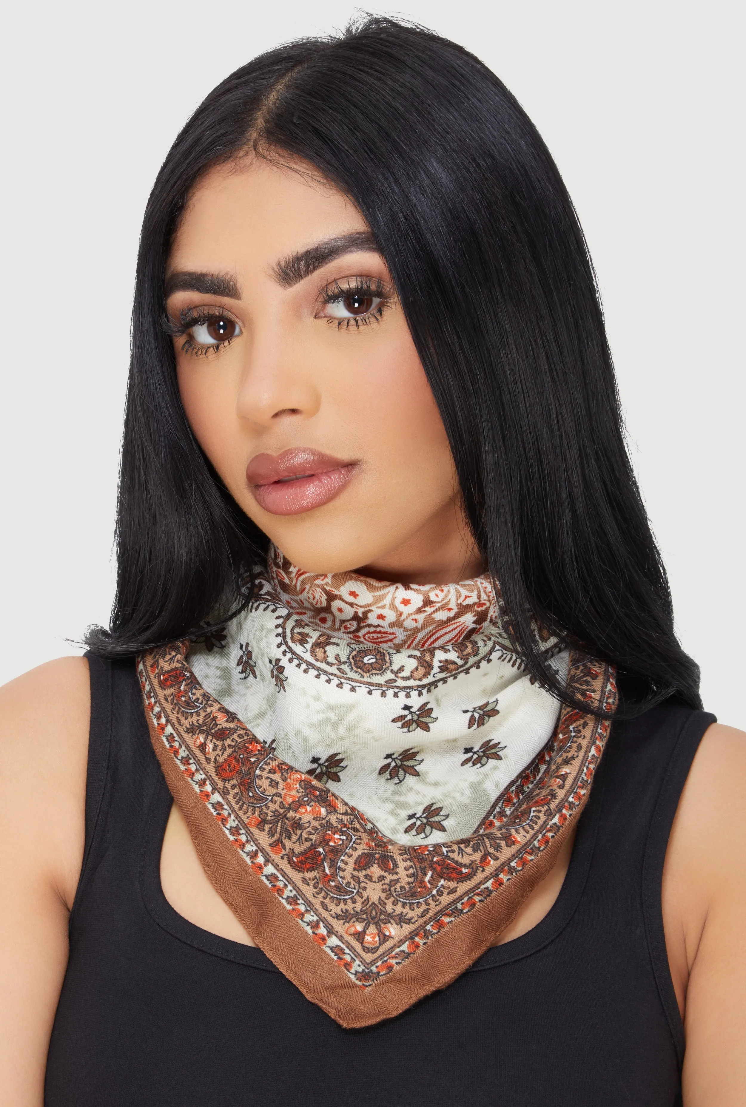 Assorted Printed Patterned Multiway Scarf 2 Piece Set sold by Rainbow product image thumbnail 2