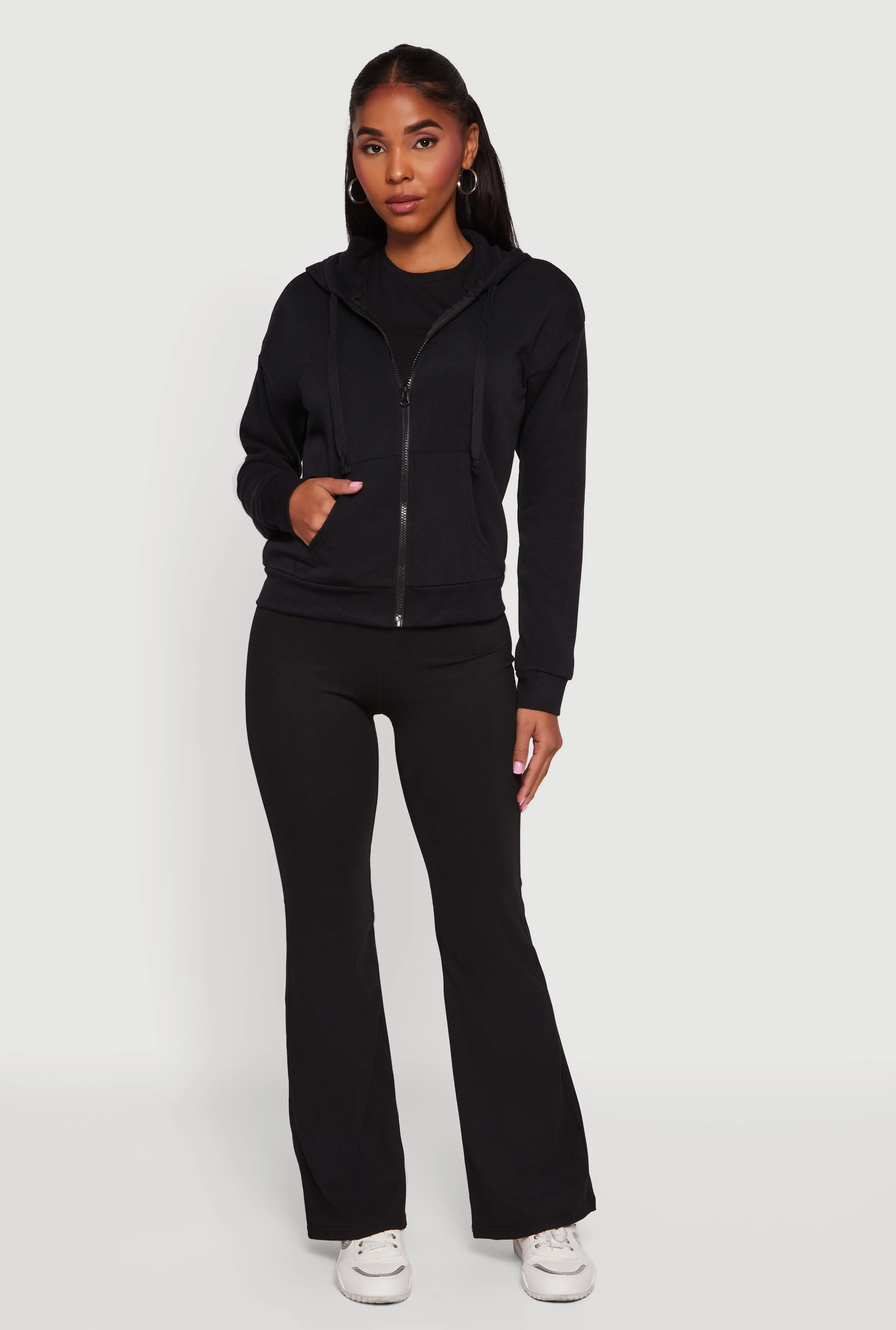 Fleece Zip Front Hooded Sweatshirt sold by Rainbow