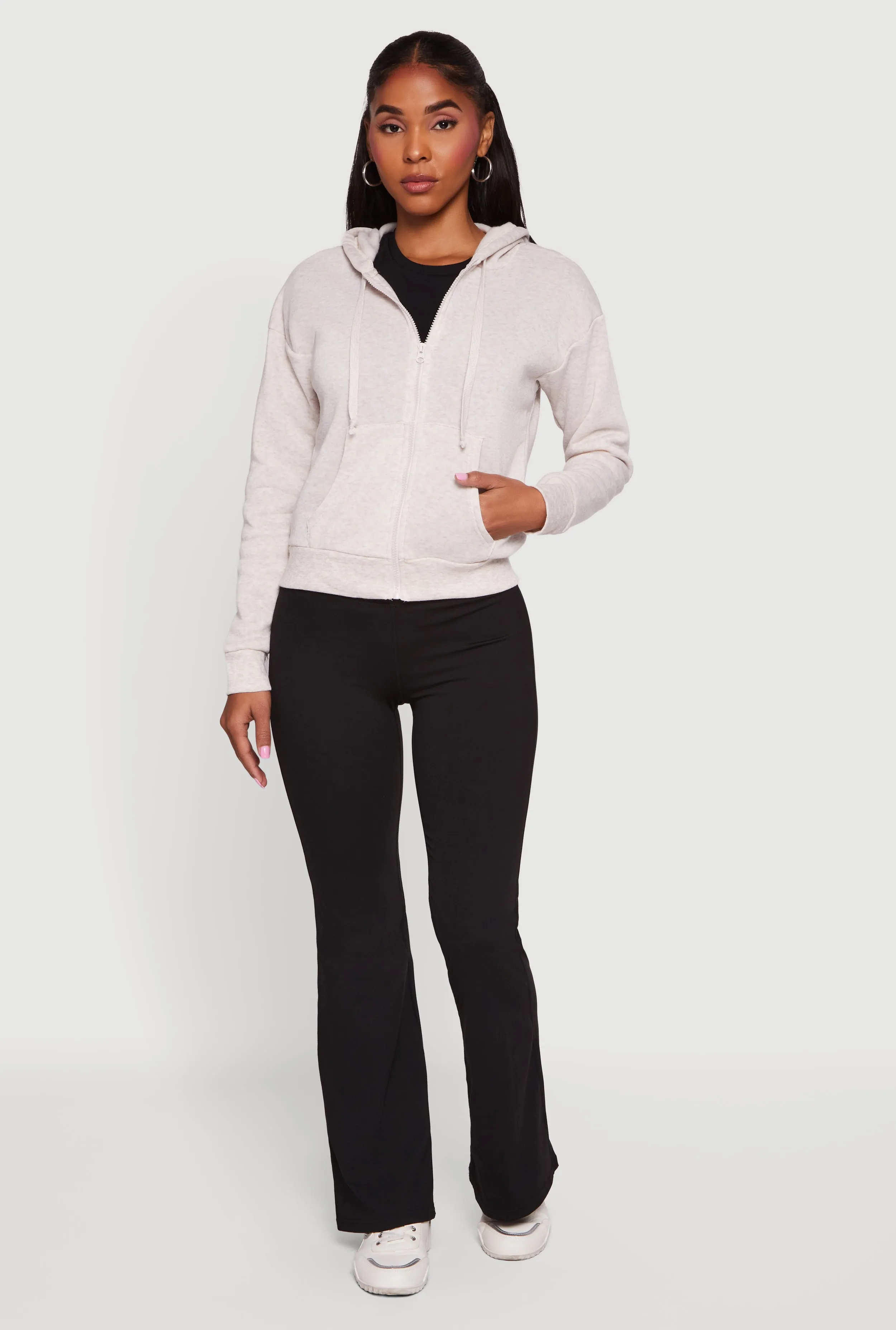 Fleece Zip Front Hooded Sweatshirt sold by Rainbow