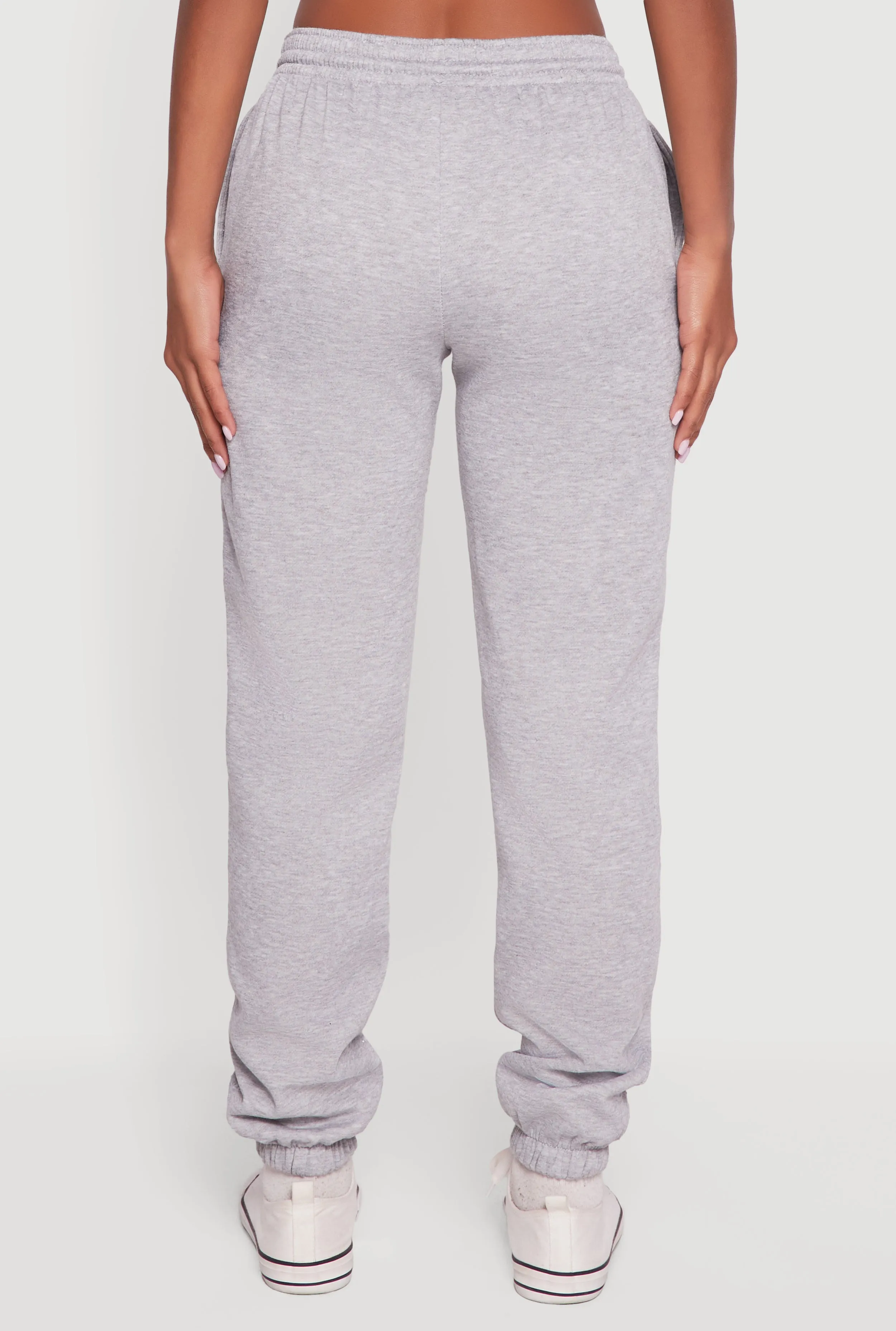 Almost Famous Rhinestone Studded Fleece Sweatpants sold by Rainbow product image thumbnail 5