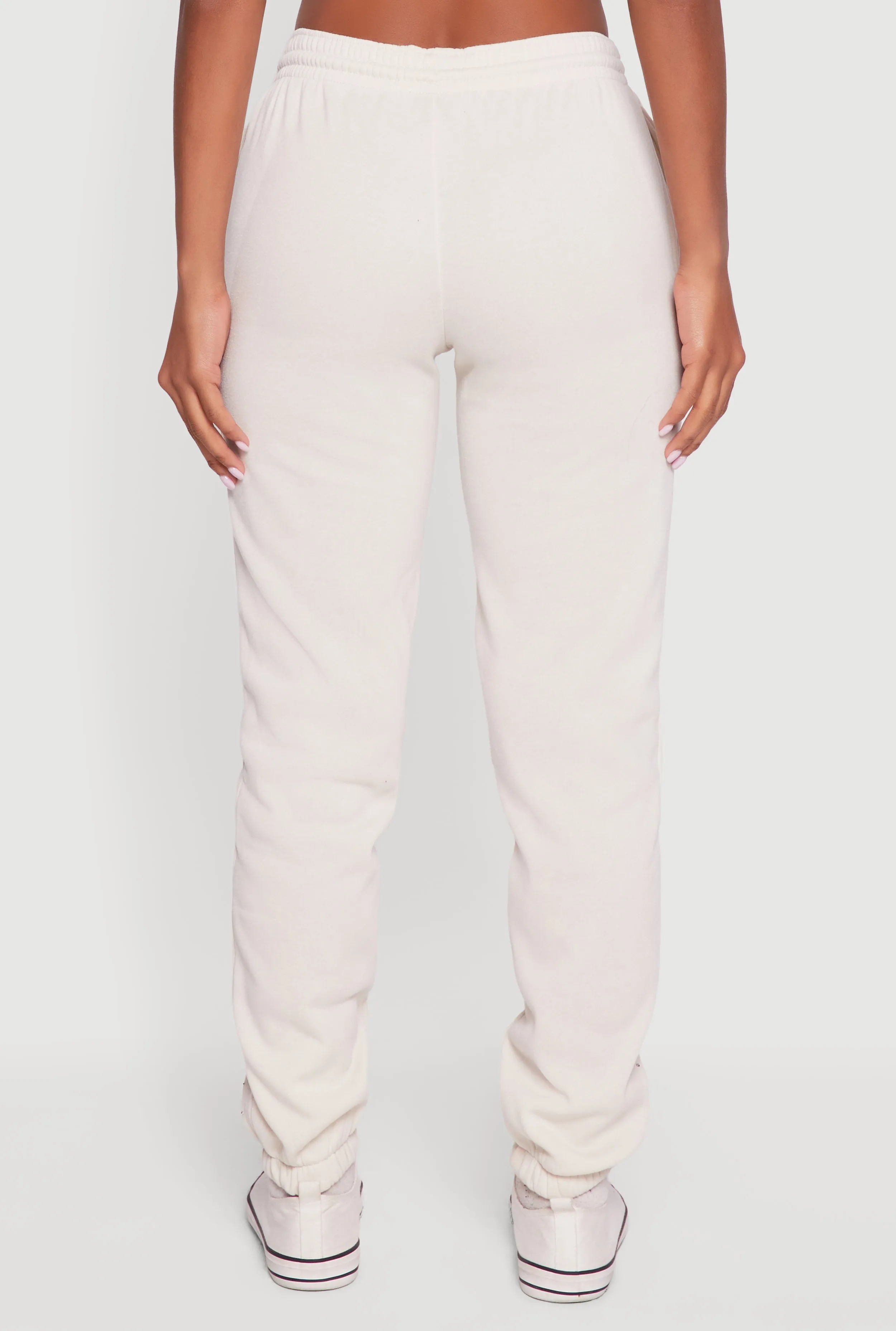 Almost Famous Rhinestone Studded Fleece Sweatpants sold by Rainbow product image thumbnail 5