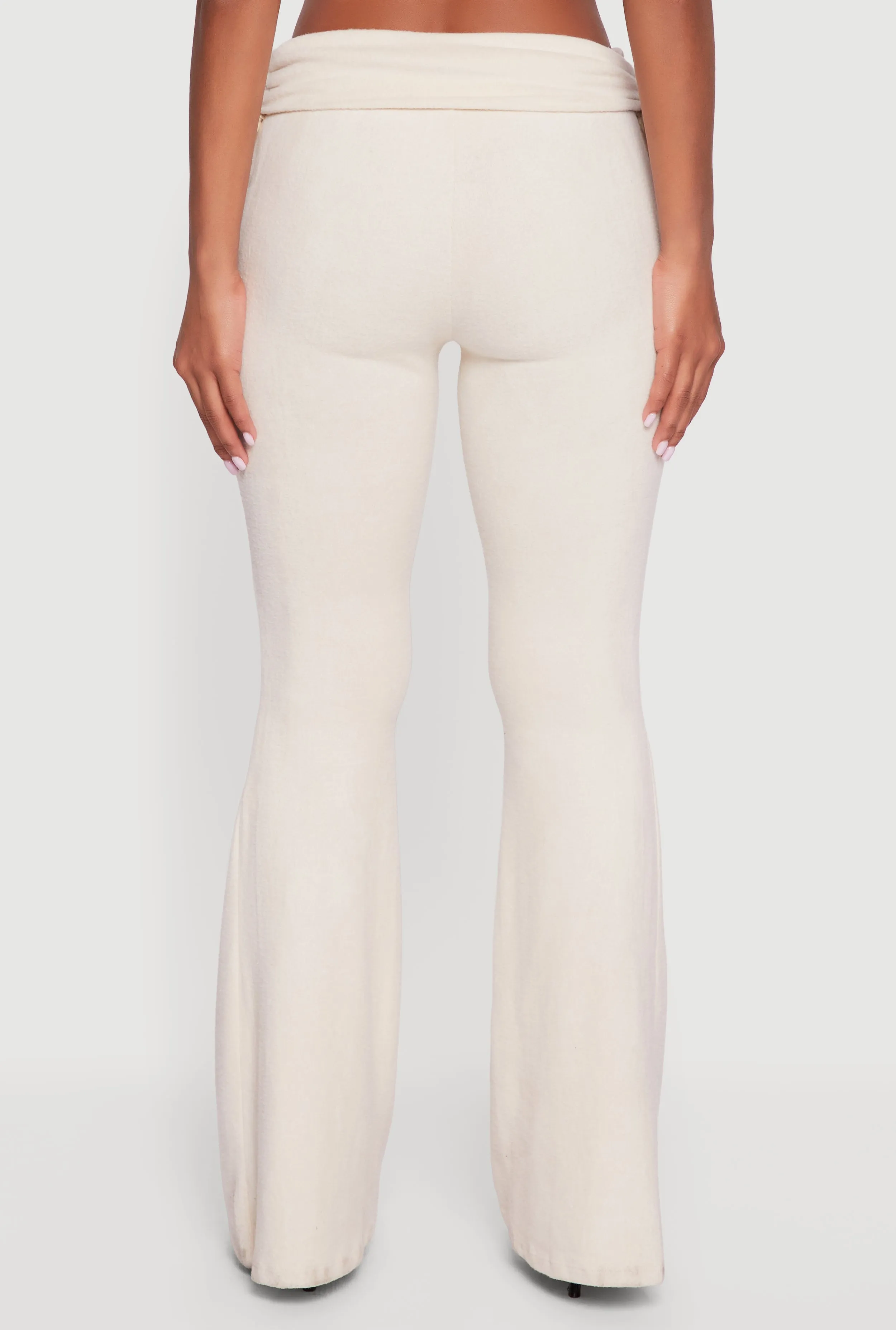 Ruched Fold Over Flare Pants sold by Rainbow product image thumbnail 5
