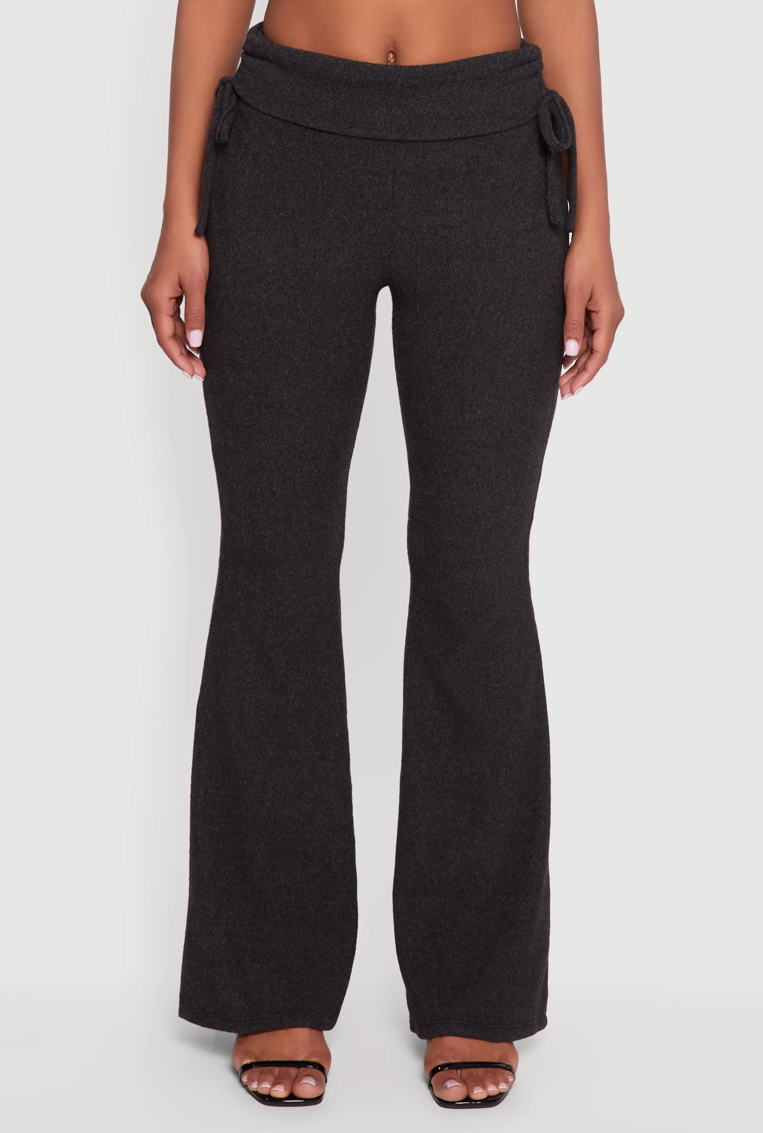 Ruched Fold Over Flare Pants sold by Rainbow product image thumbnail 3