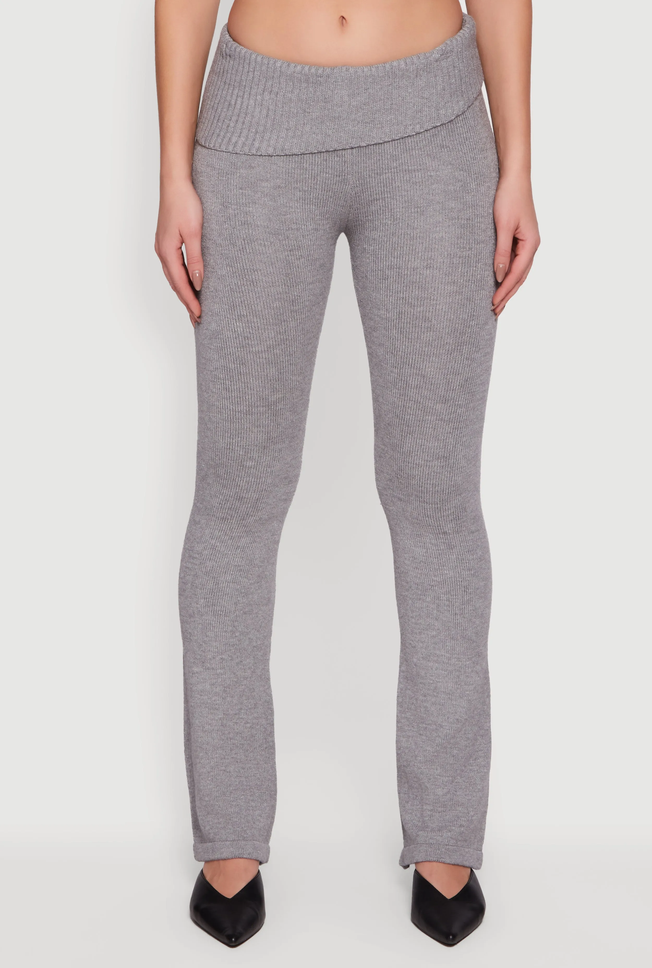 Slim Bootcut Fold Over Pants sold by Rainbow product image thumbnail 3