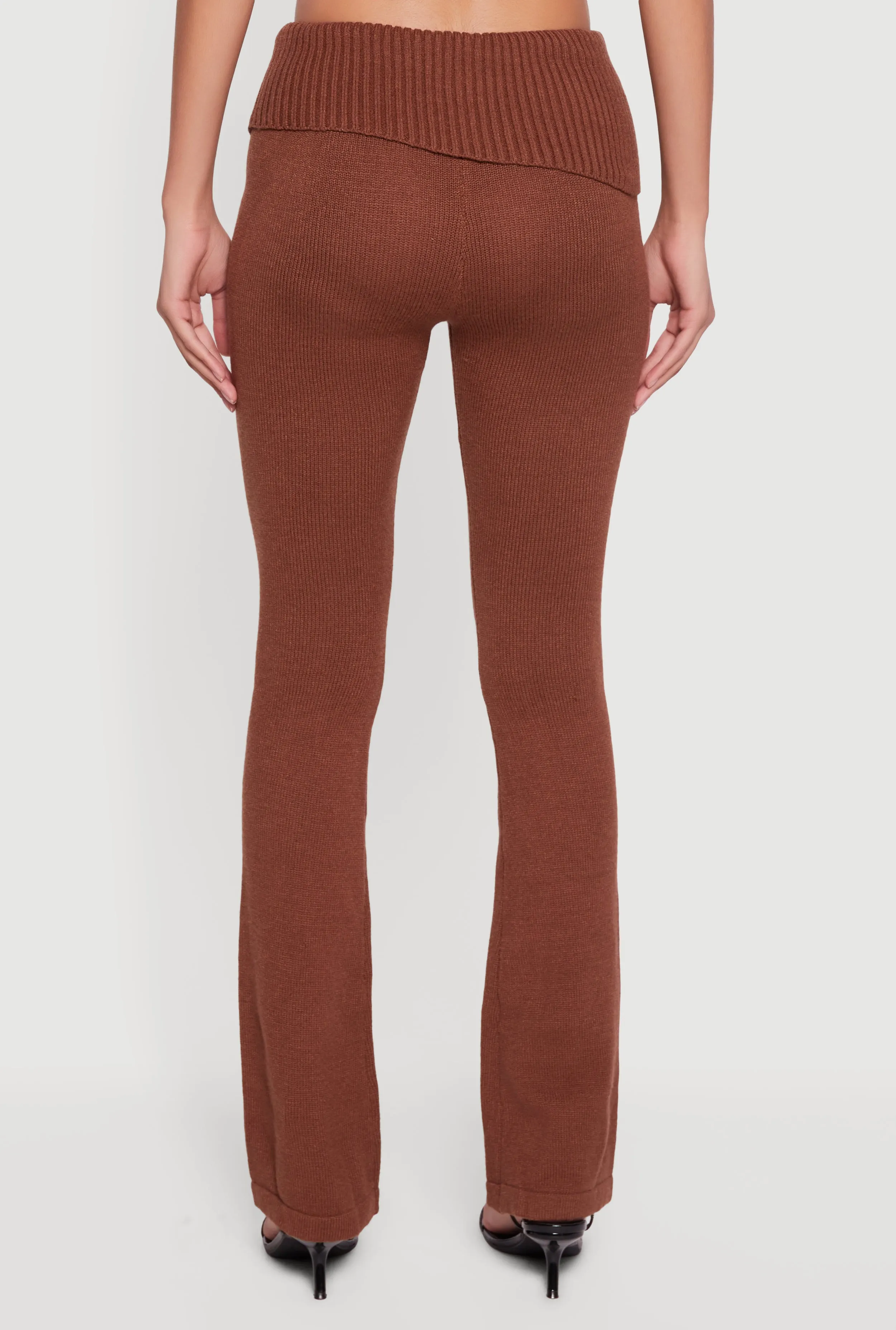 Slim Bootcut Fold Over Pants sold by Rainbow product image thumbnail 5