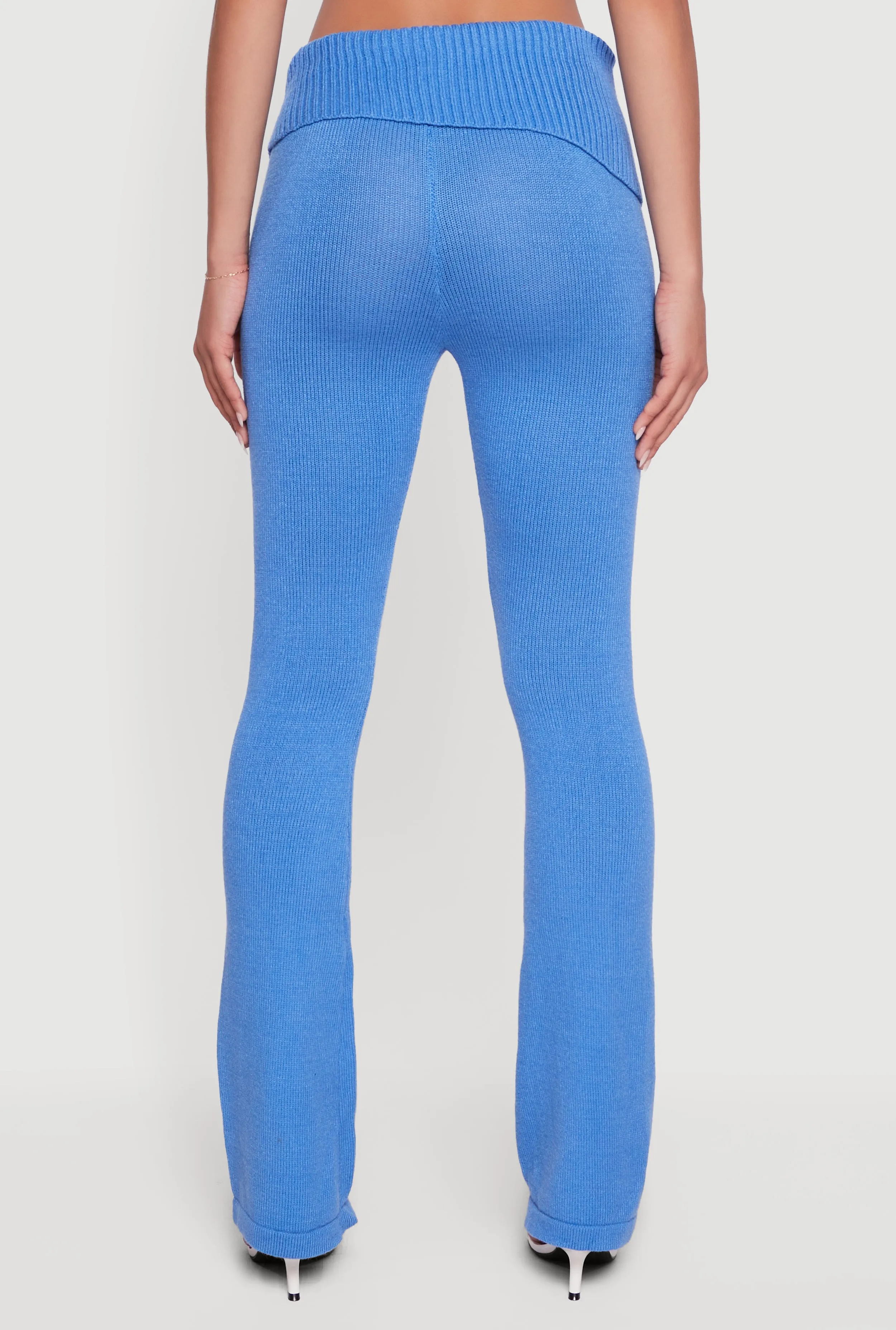 Slim Bootcut Fold Over Pants sold by Rainbow product image thumbnail 5