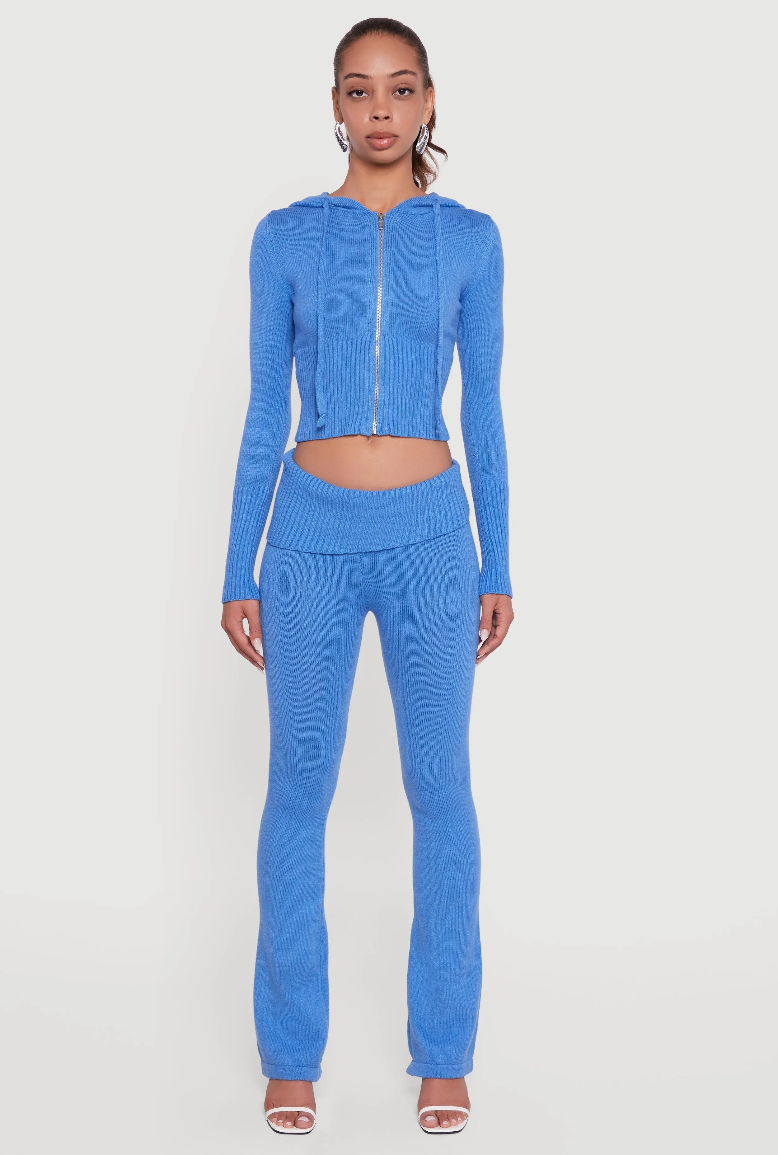 Slim Bootcut Fold Over Pants sold by Rainbow product image thumbnail 2