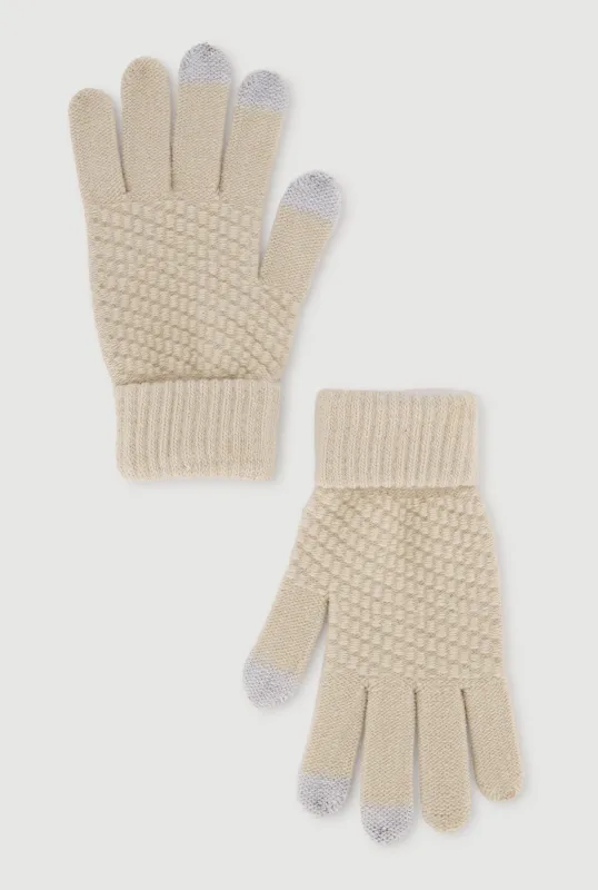 Textured Knit Texting Gloves sold by Rainbow