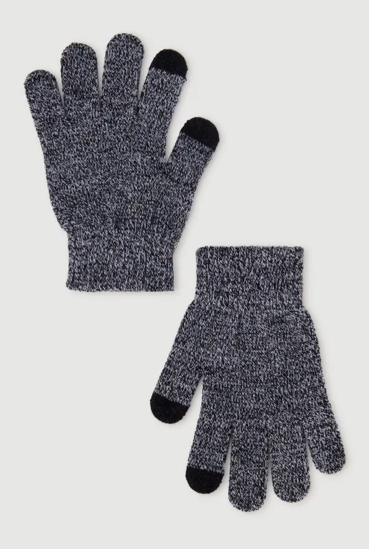 Ribbed Knit Texting Gloves sold by Rainbow
