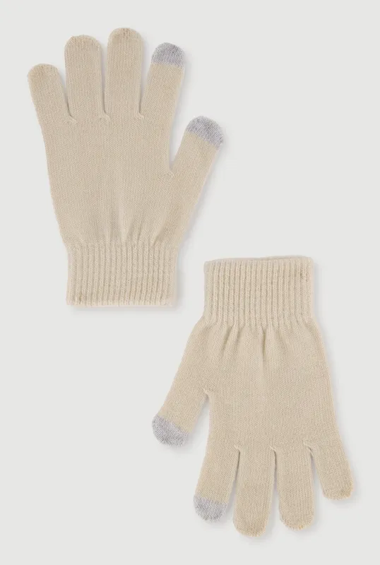 Ribbed Knit Texting Gloves sold by Rainbow