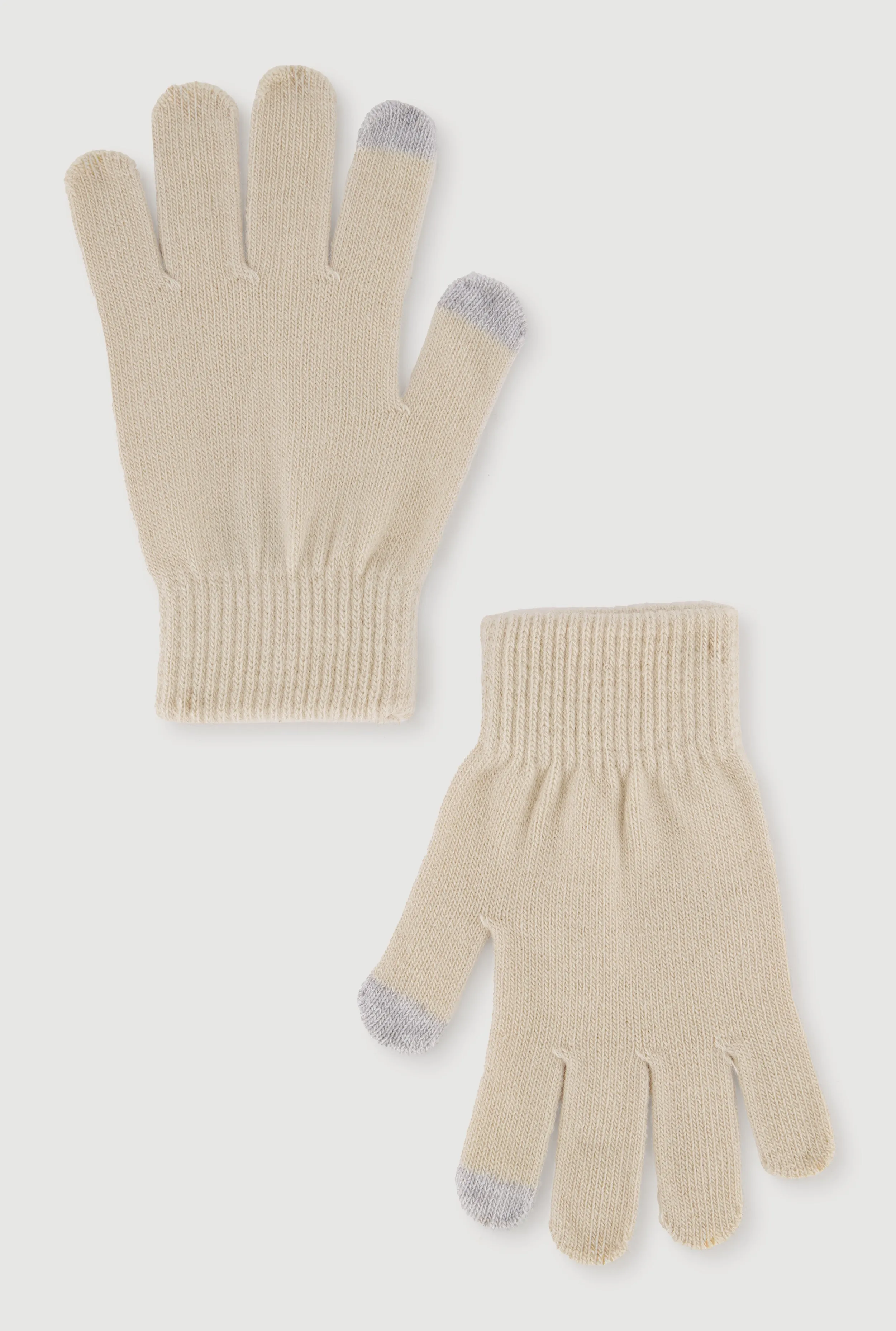 Ribbed Knit Texting Gloves sold by Rainbow