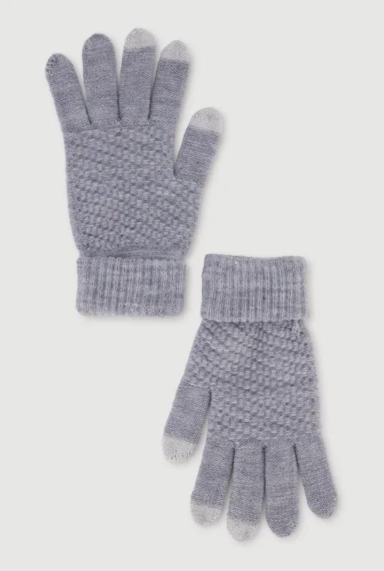 Textured Knit Texting Gloves sold by Rainbow