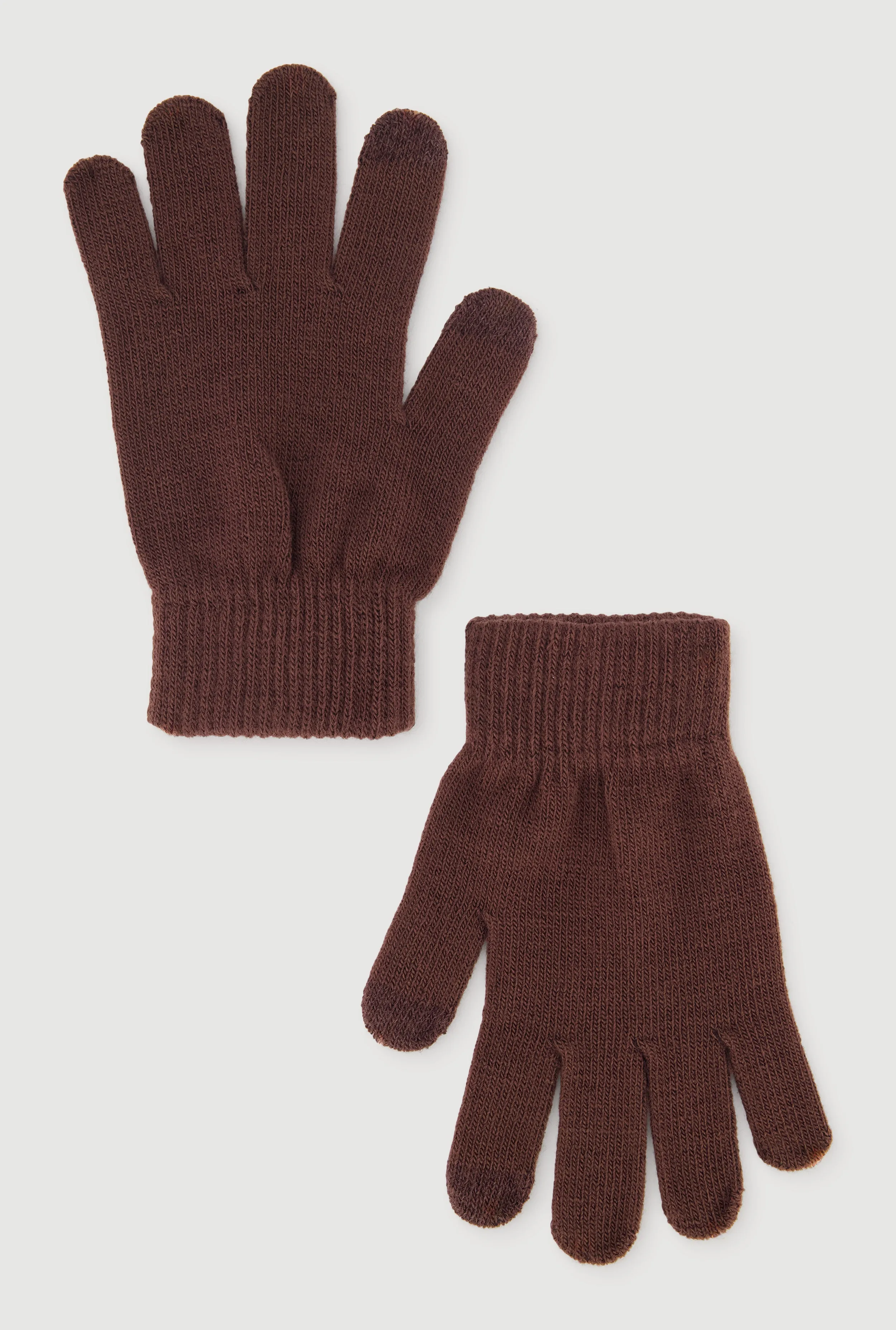 Ribbed Knit Texting Gloves sold by Rainbow