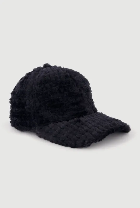 Faux Fur Baseball Cap sold by Rainbow
