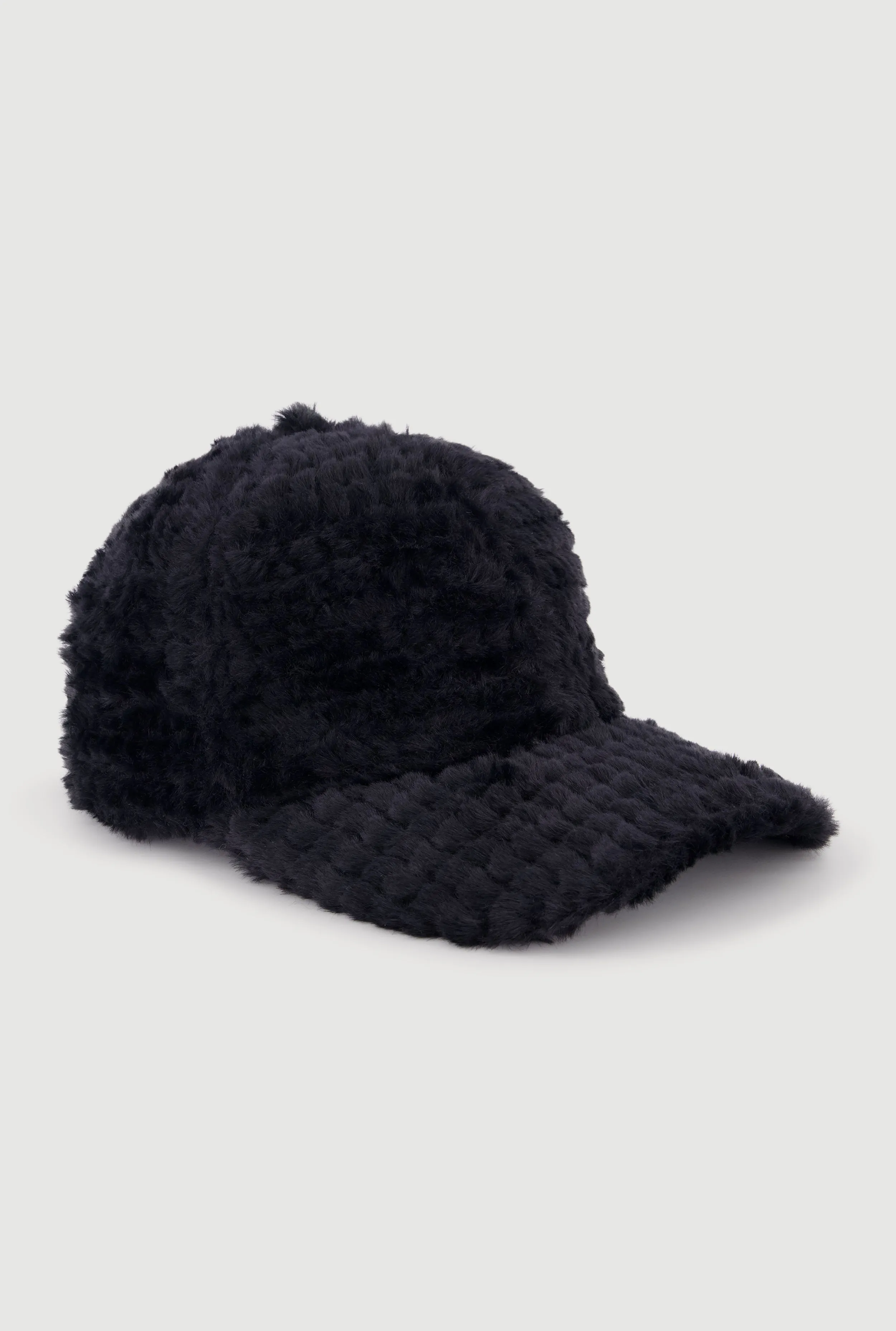 Faux Fur Baseball Cap sold by Rainbow