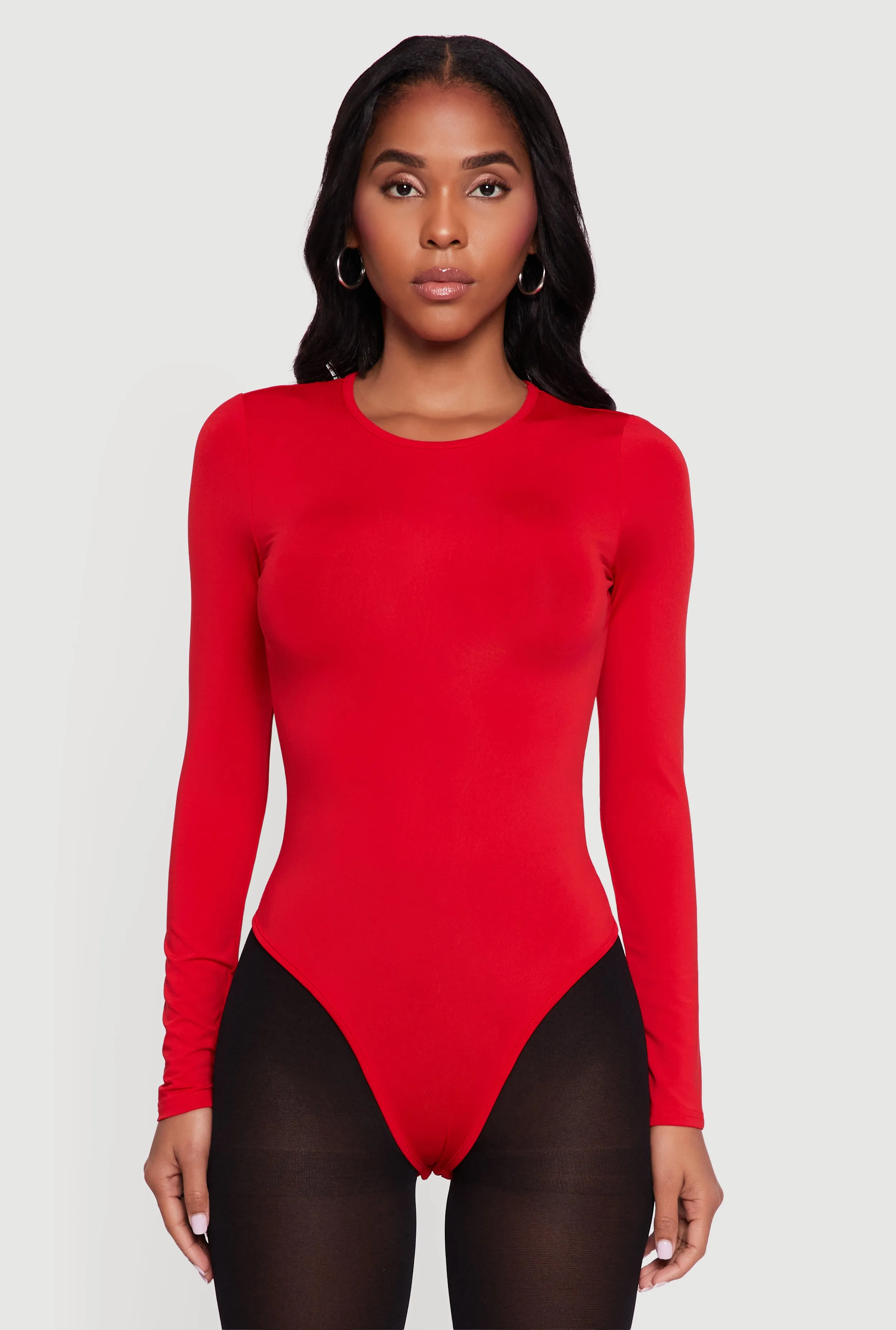 Long Sleeve Crew Neck Bodysuit sold by Rainbow product image thumbnail 2