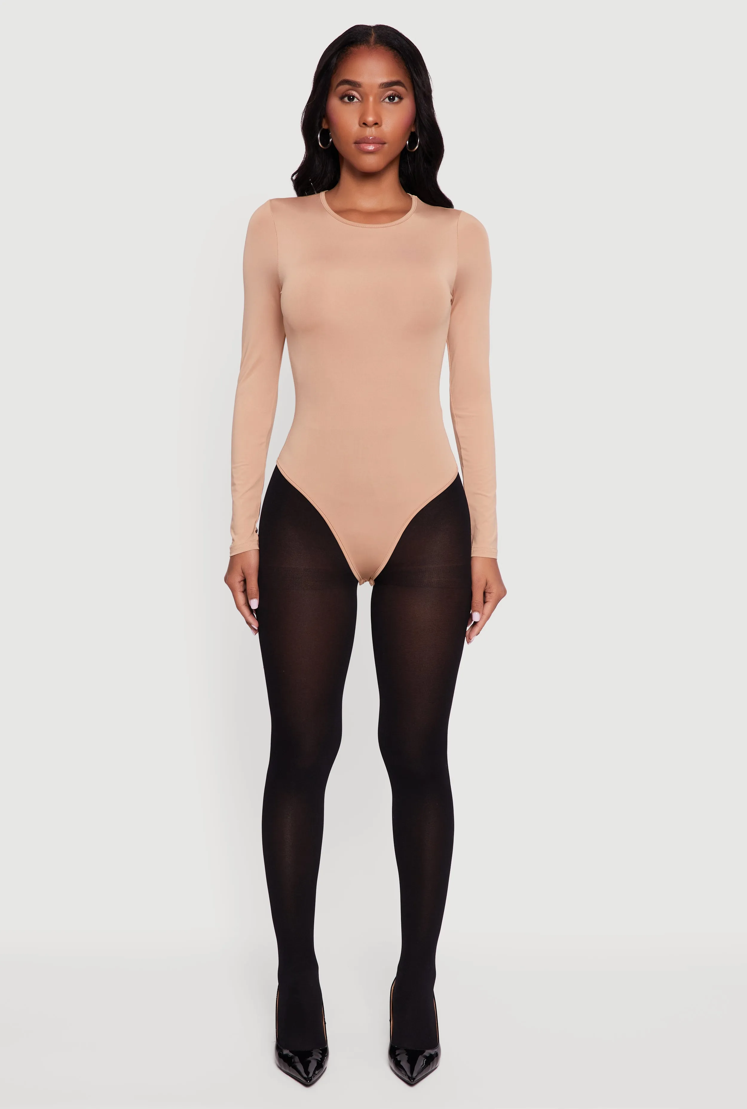 Long Sleeve Crew Neck Bodysuit sold by Rainbow