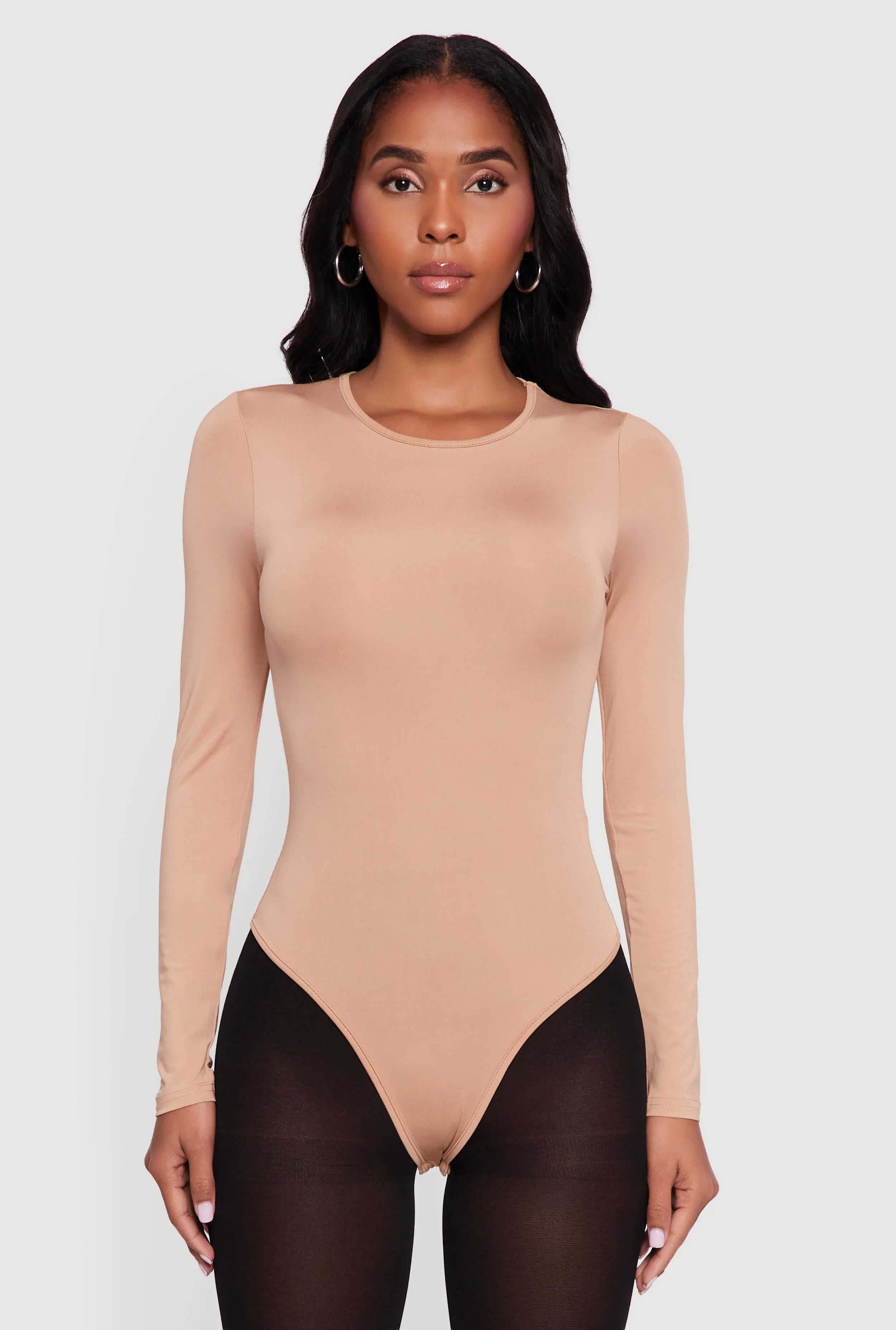 Long Sleeve Crew Neck Bodysuit sold by Rainbow product image thumbnail 2