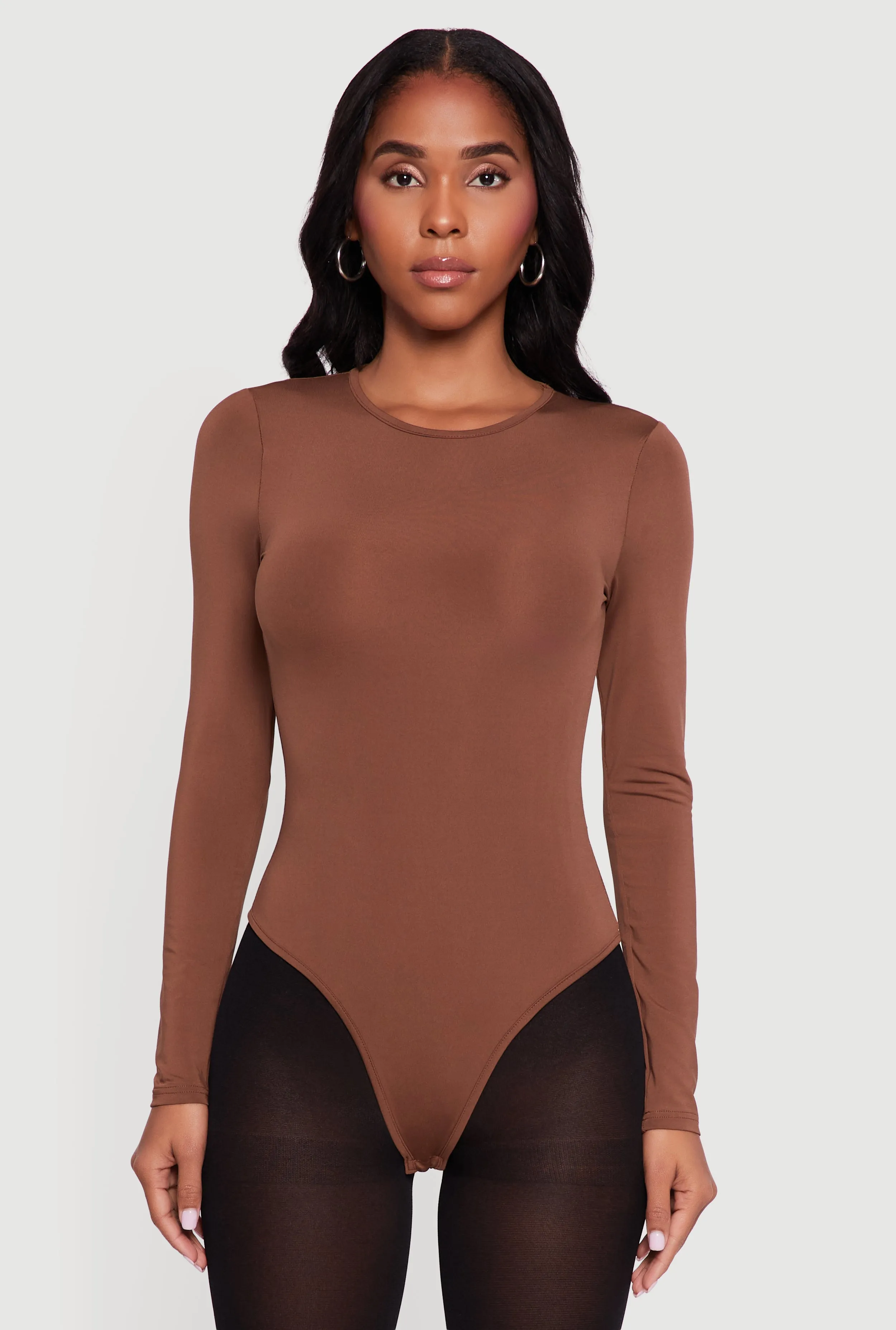 Long Sleeve Crew Neck Bodysuit sold by Rainbow product image thumbnail 2