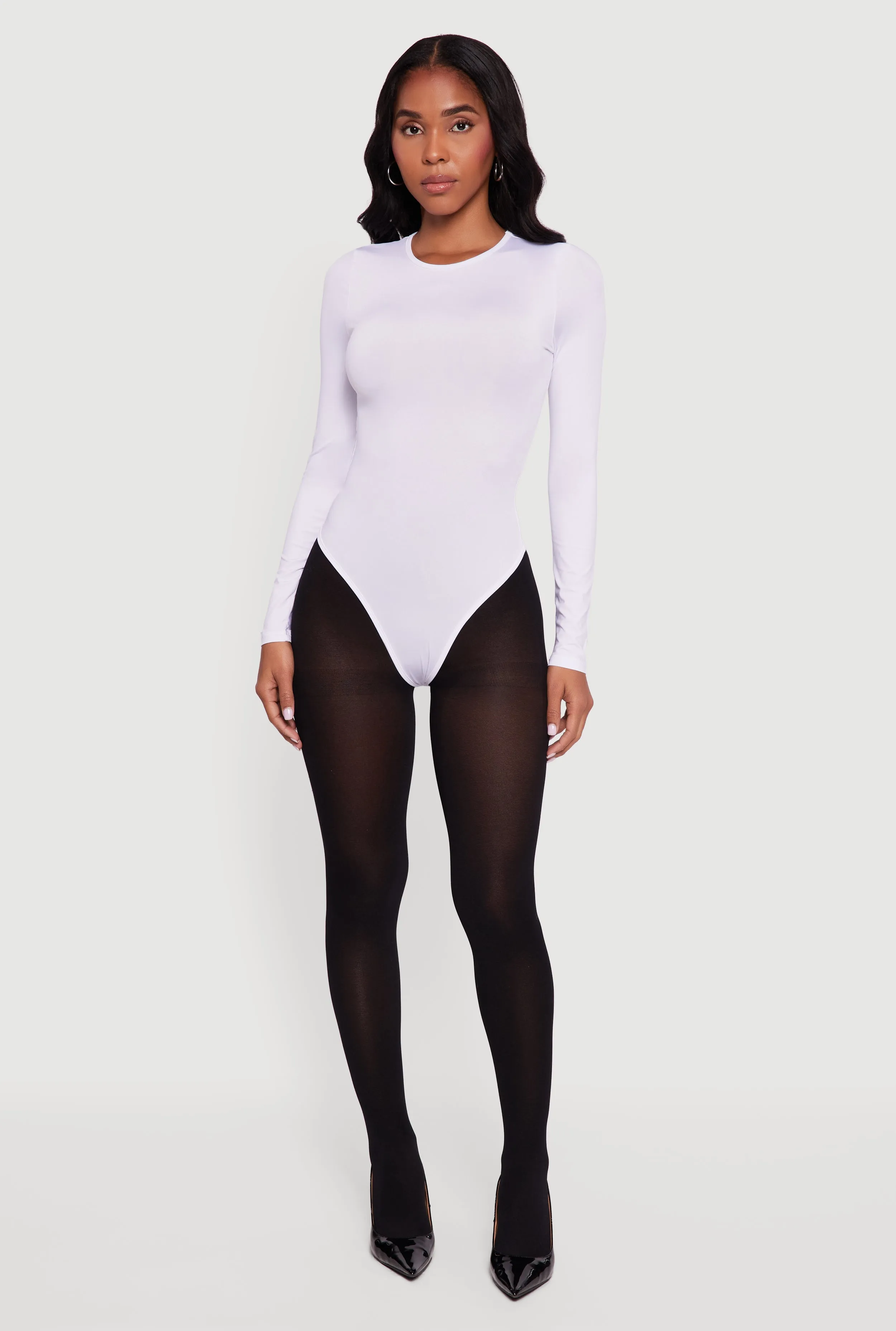 Long Sleeve Crew Neck Bodysuit sold by Rainbow