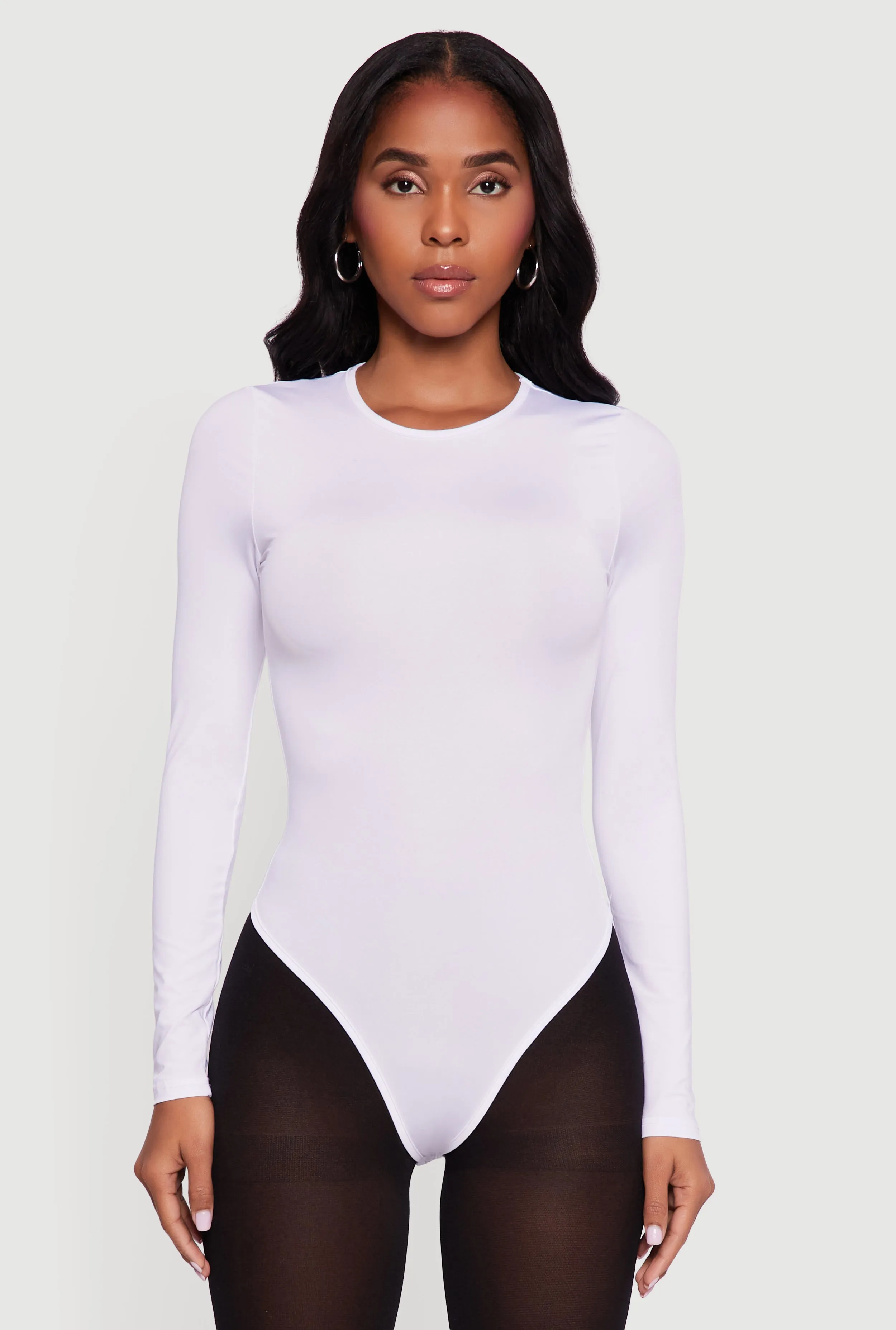 Long Sleeve Crew Neck Bodysuit sold by Rainbow product image thumbnail 2