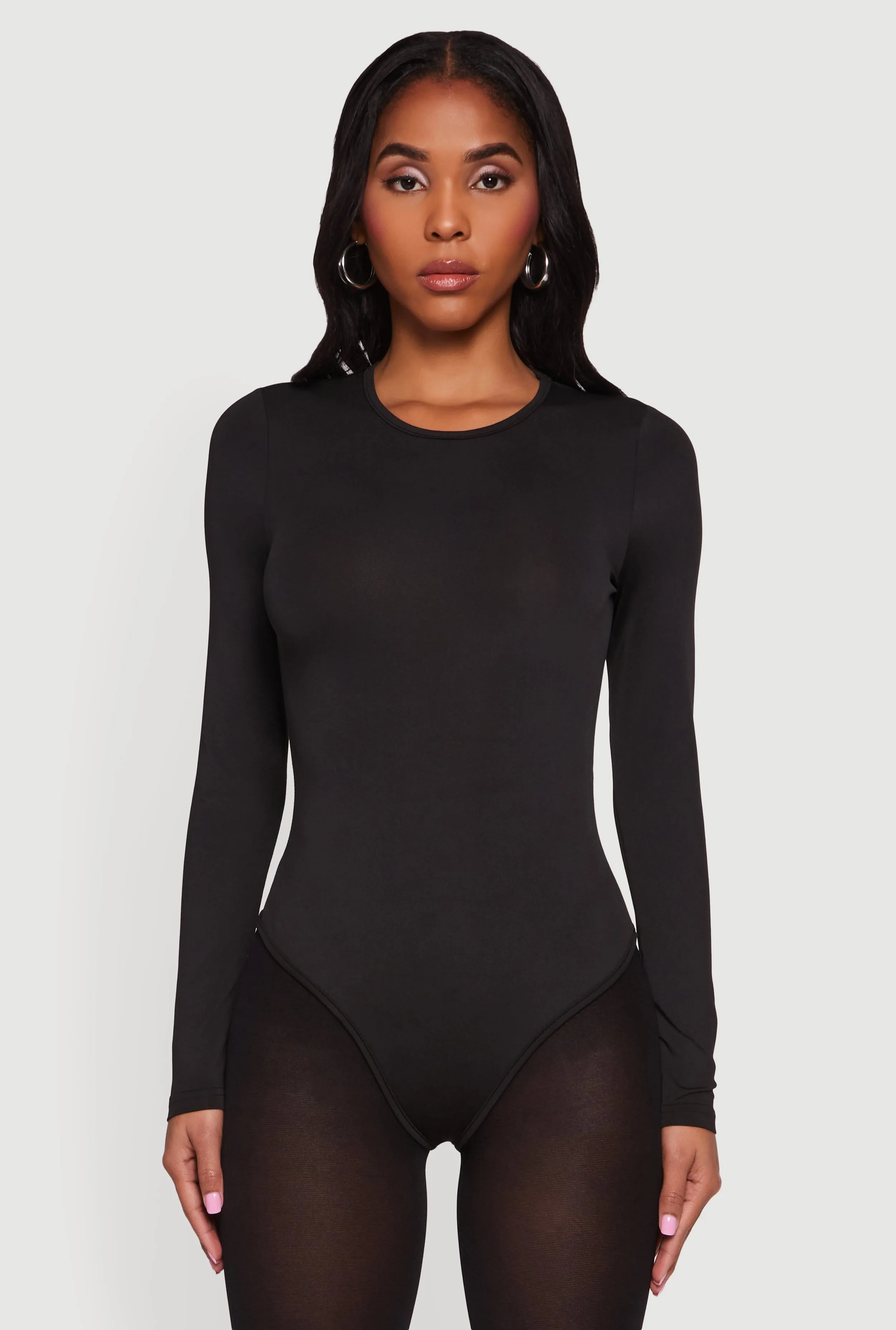Long Sleeve Crew Neck Bodysuit sold by Rainbow product image thumbnail 2