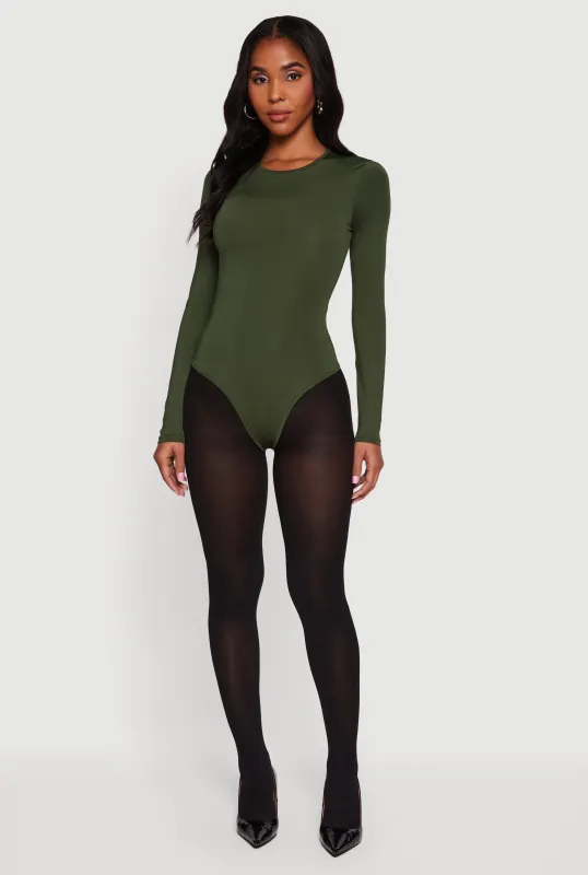 Long Sleeve Crew Neck Bodysuit sold by Rainbow