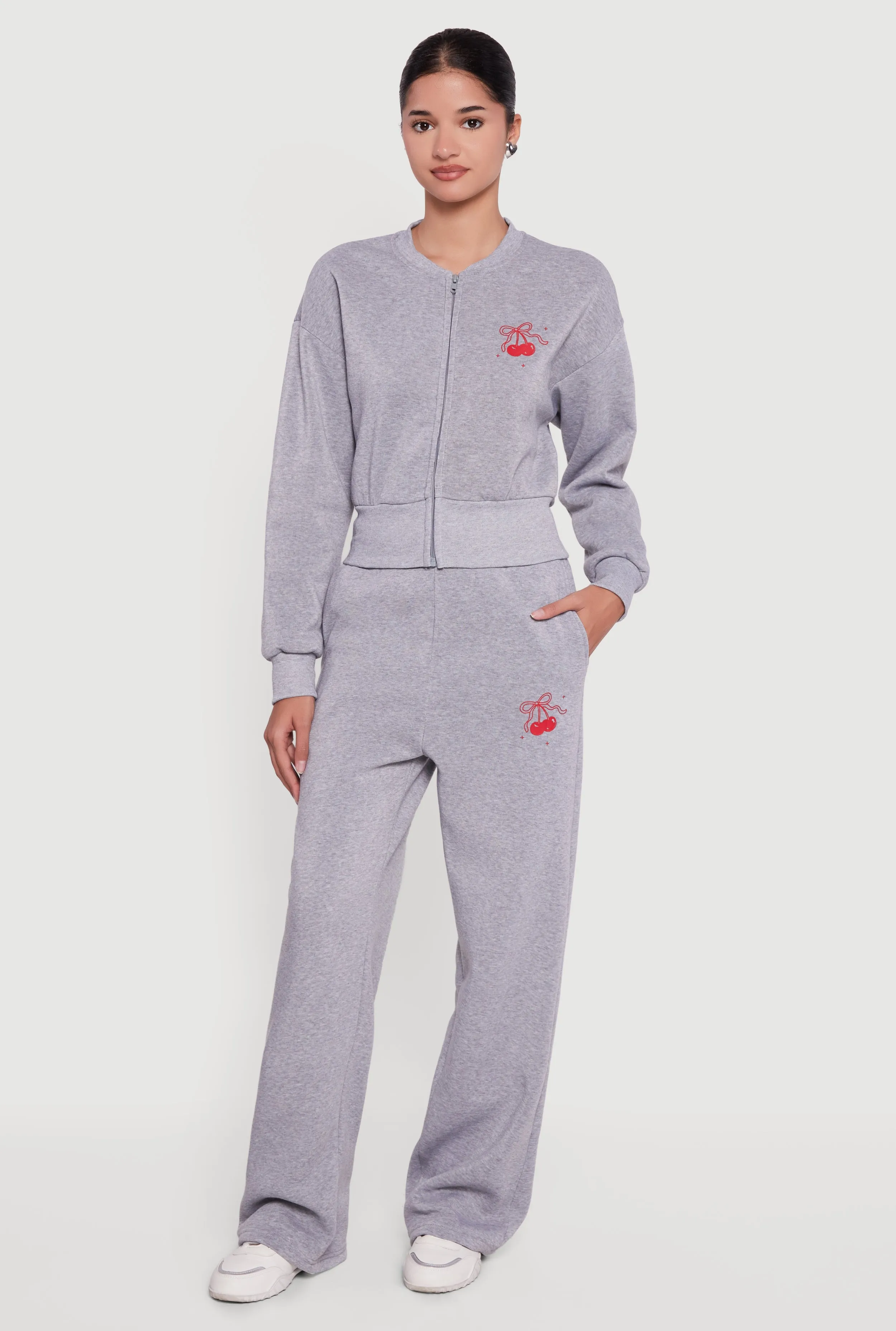 Cherry Graphic Straight Leg Sweatpants sold by Rainbow product image thumbnail 2