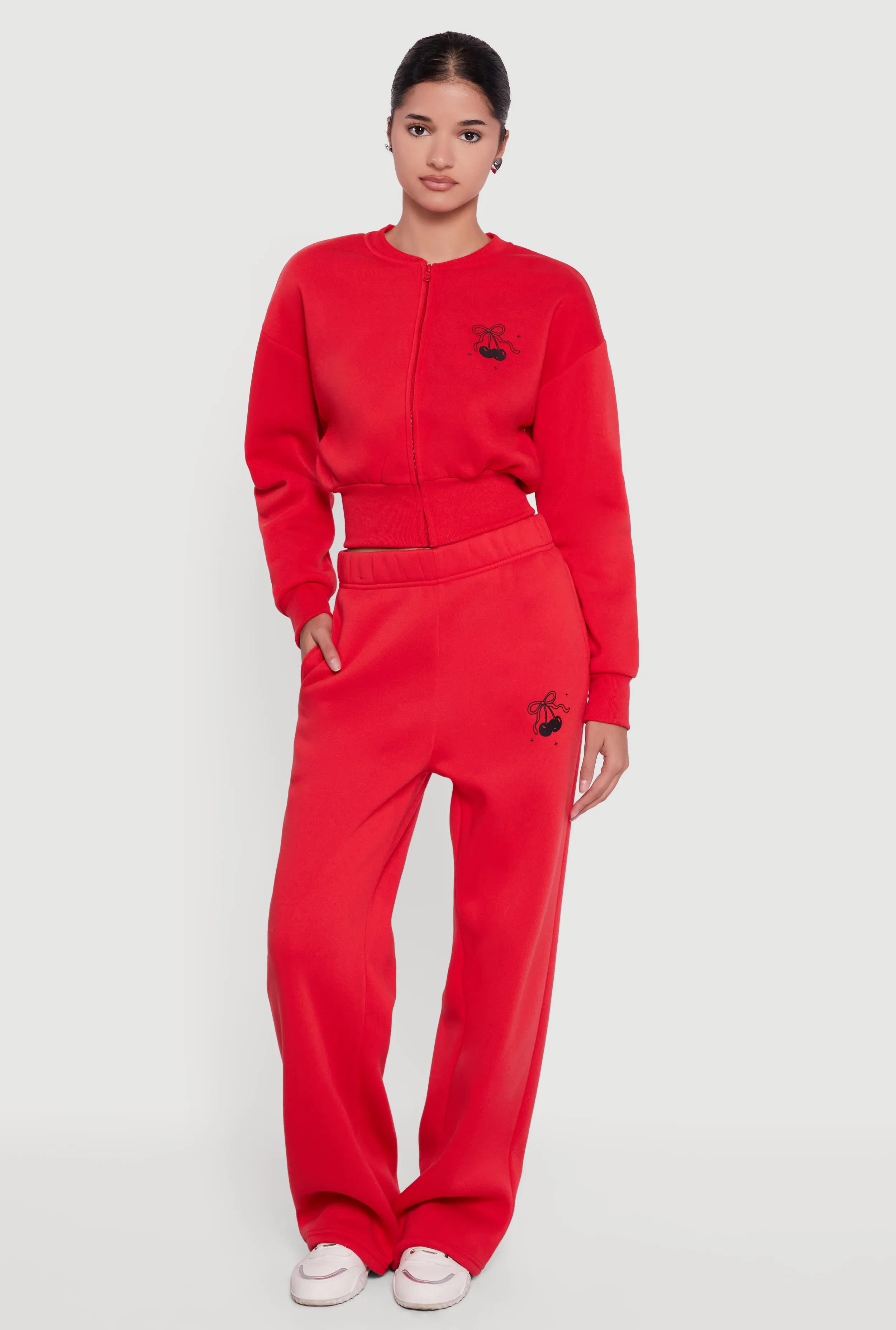 Cherry Graphic Straight Leg Sweatpants sold by Rainbow product image thumbnail 3