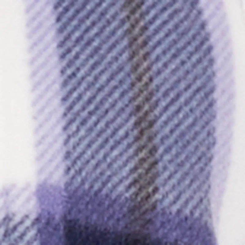 Plus Size Hooded Zip Front Plaid Sherpa Shacket sold by Rainbow product image thumbnail 4