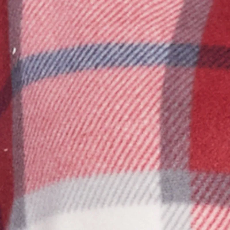 Plus Size Shawl Collar Plaid Sherpa Shacket sold by Rainbow product image thumbnail 4