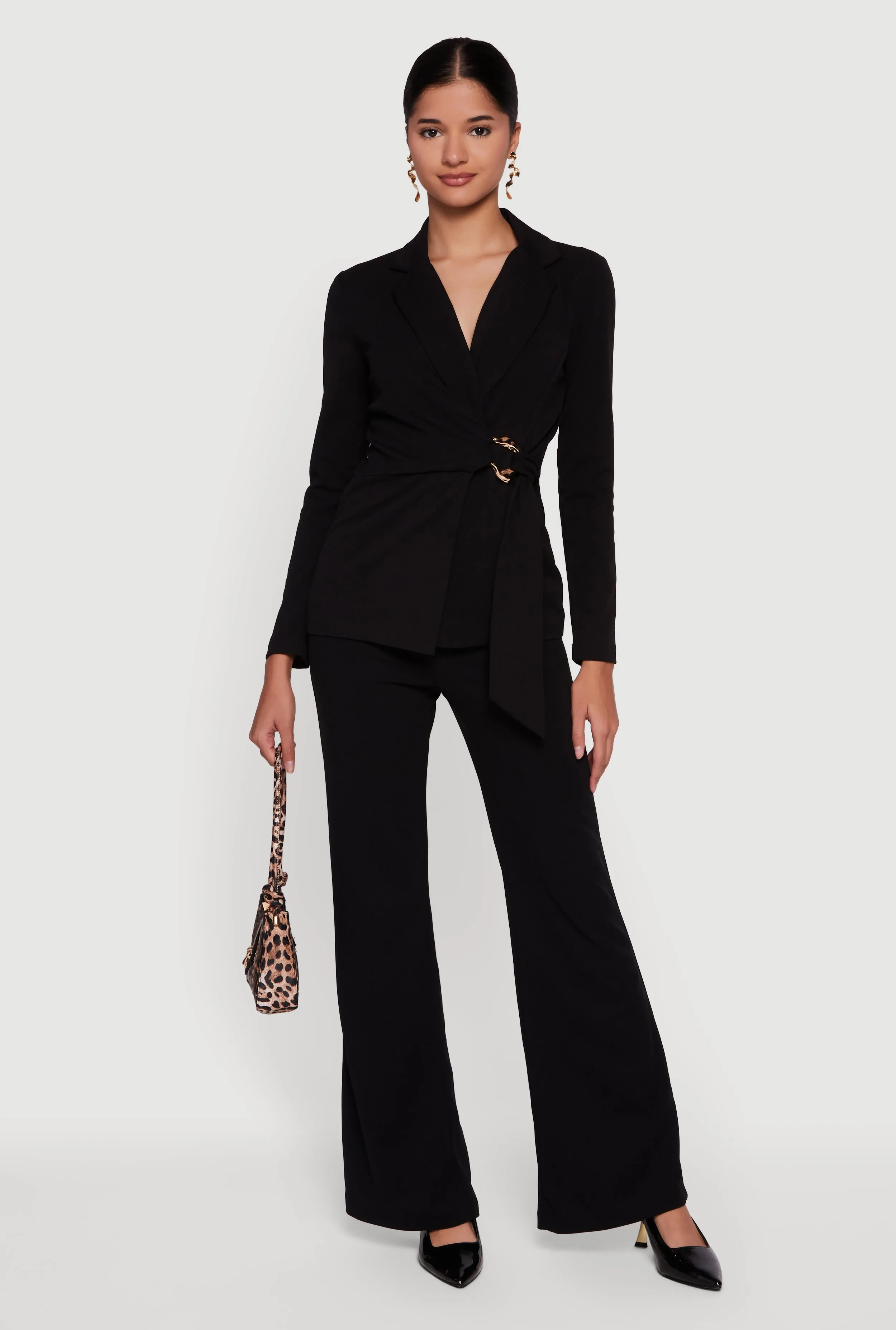 Trendy Crepe Knit Dress Pants sold by Rainbow product image thumbnail 2