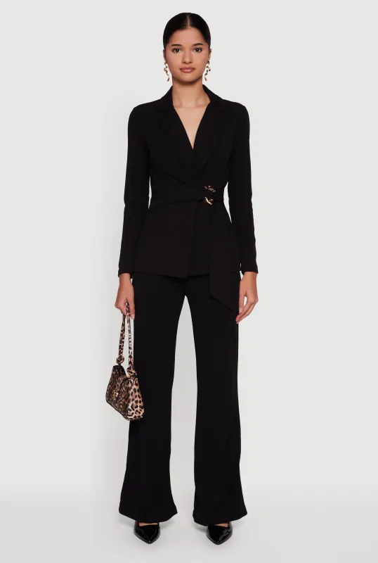 Trendy Crepe Knit Dress Pants sold by Rainbow