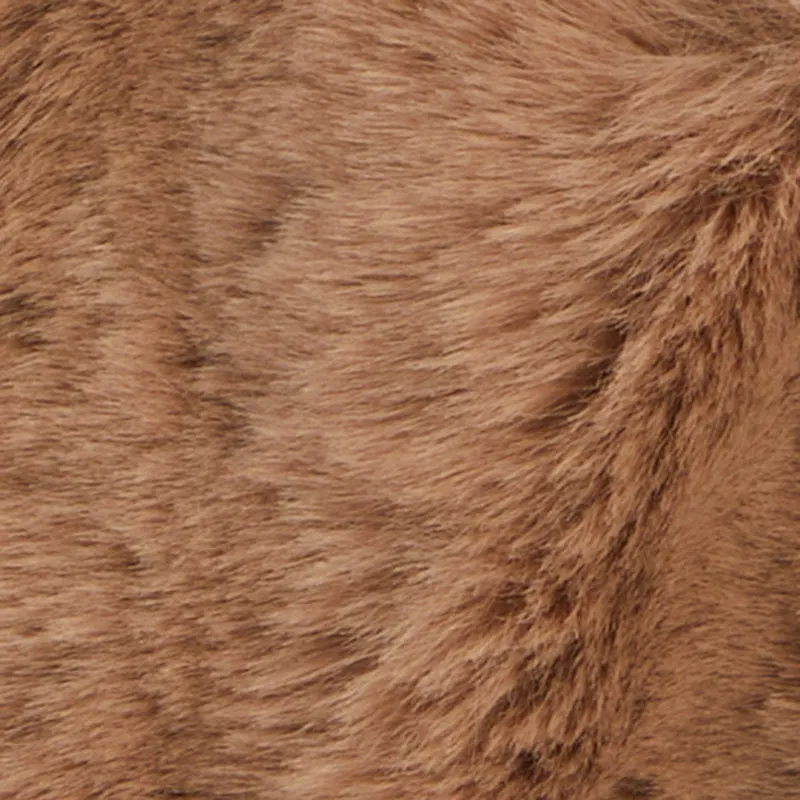 Faux Fur Braided Handle Bag with Adjustable Shoulder Strap sold by Rainbow product image thumbnail 4