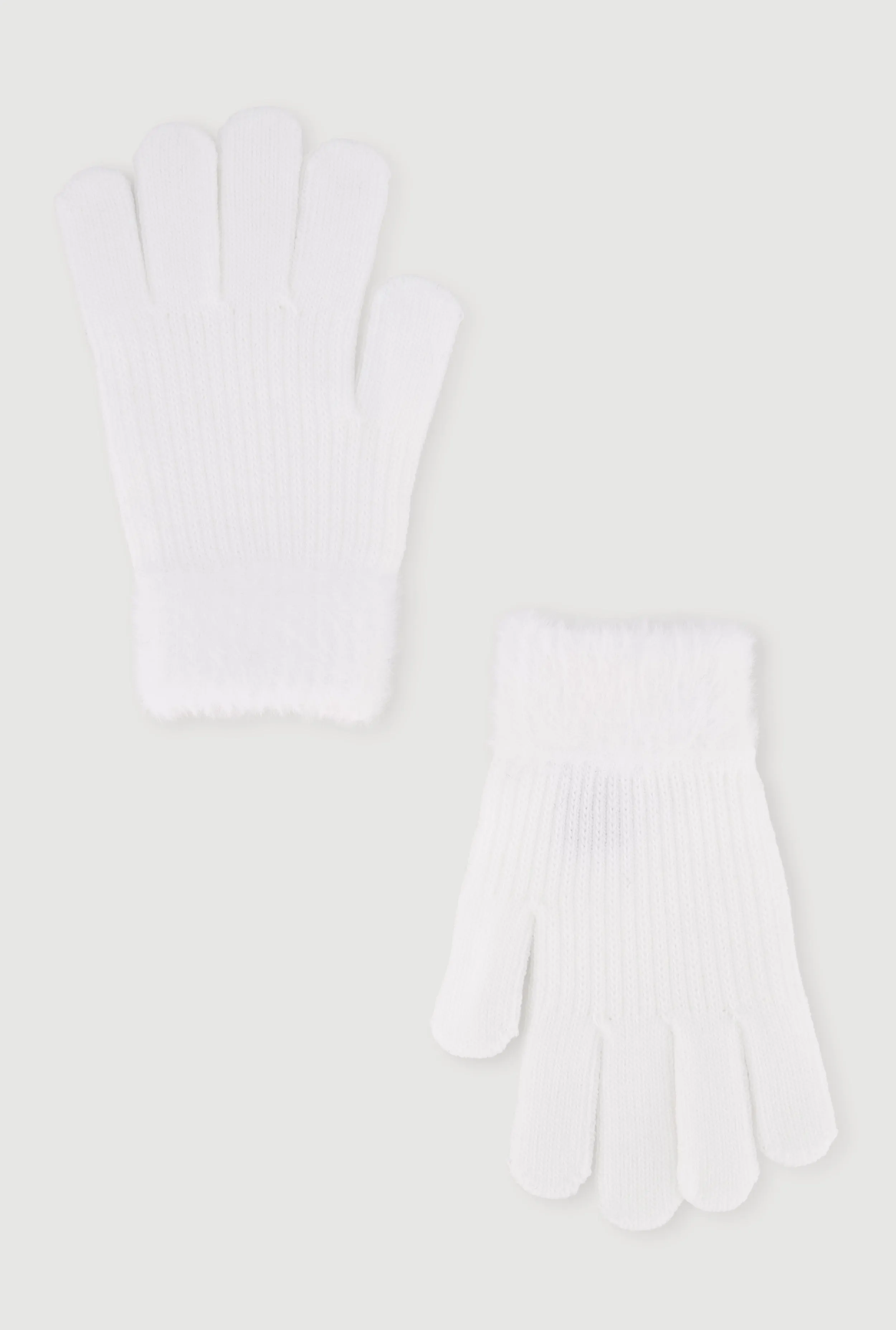 Gloves with Eyelash Knit Cuff sold by Rainbow product image thumbnail 2