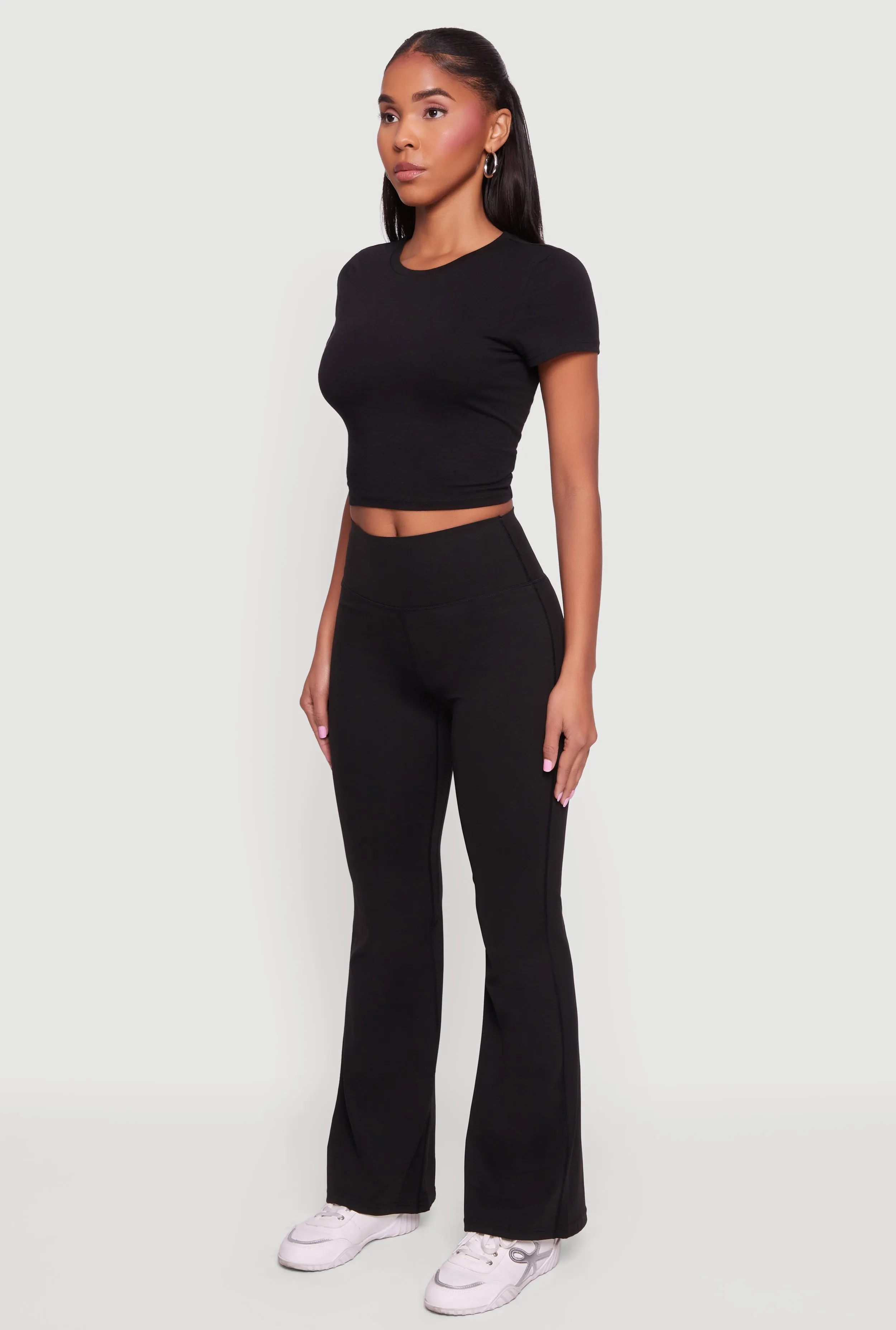 High Waisted Flare Leg Active Pants sold by Rainbow product image thumbnail 3