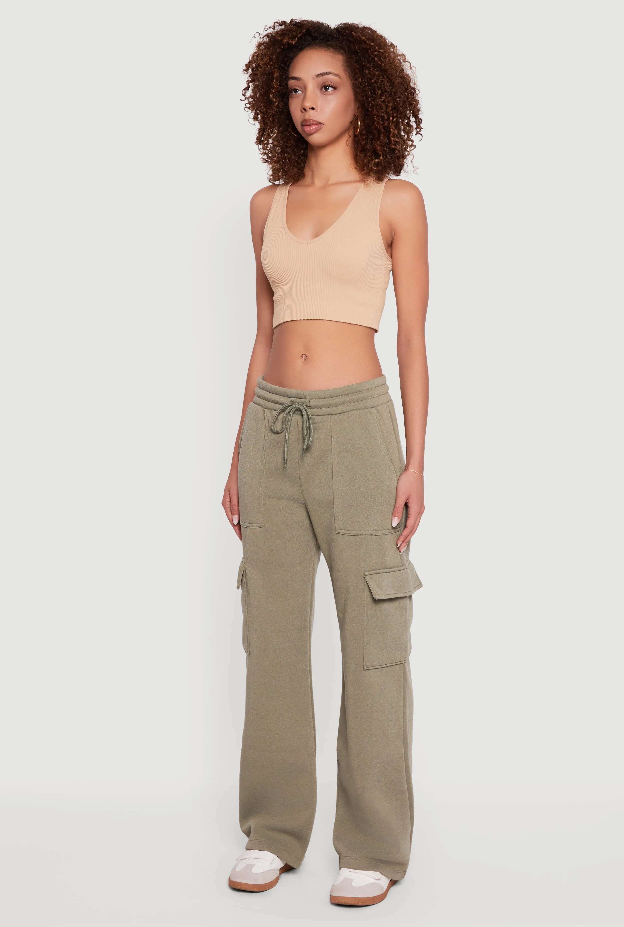 Fleece Cargo Sweatpants sold by Rainbow product image thumbnail 3