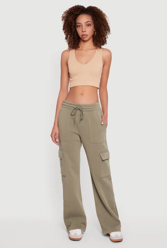 Fleece Cargo Sweatpants sold by Rainbow