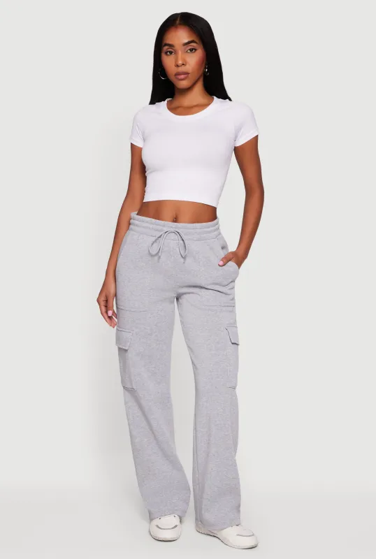 Fleece Cargo Sweatpants sold by Rainbow