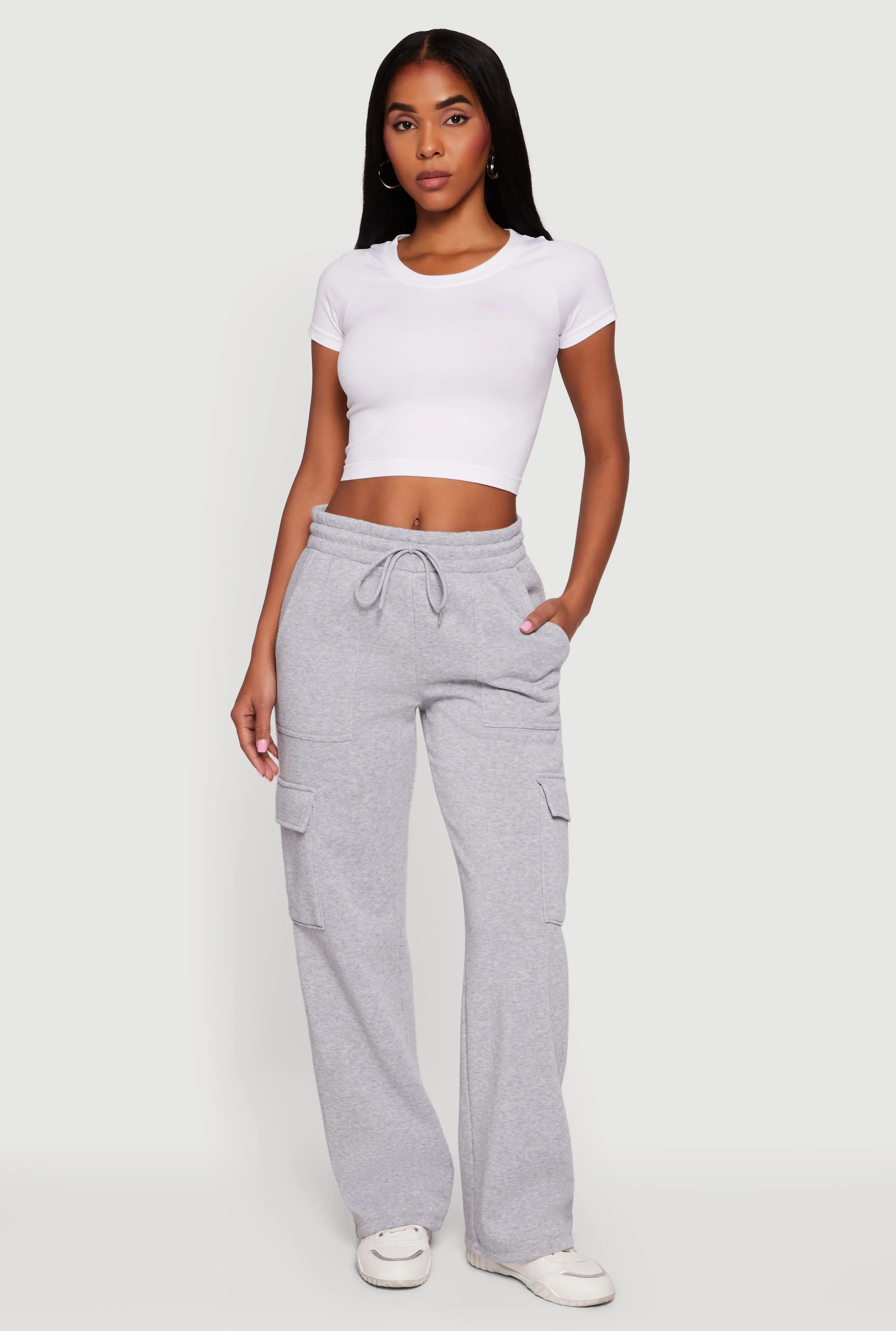 Fleece Cargo Sweatpants sold by Rainbow