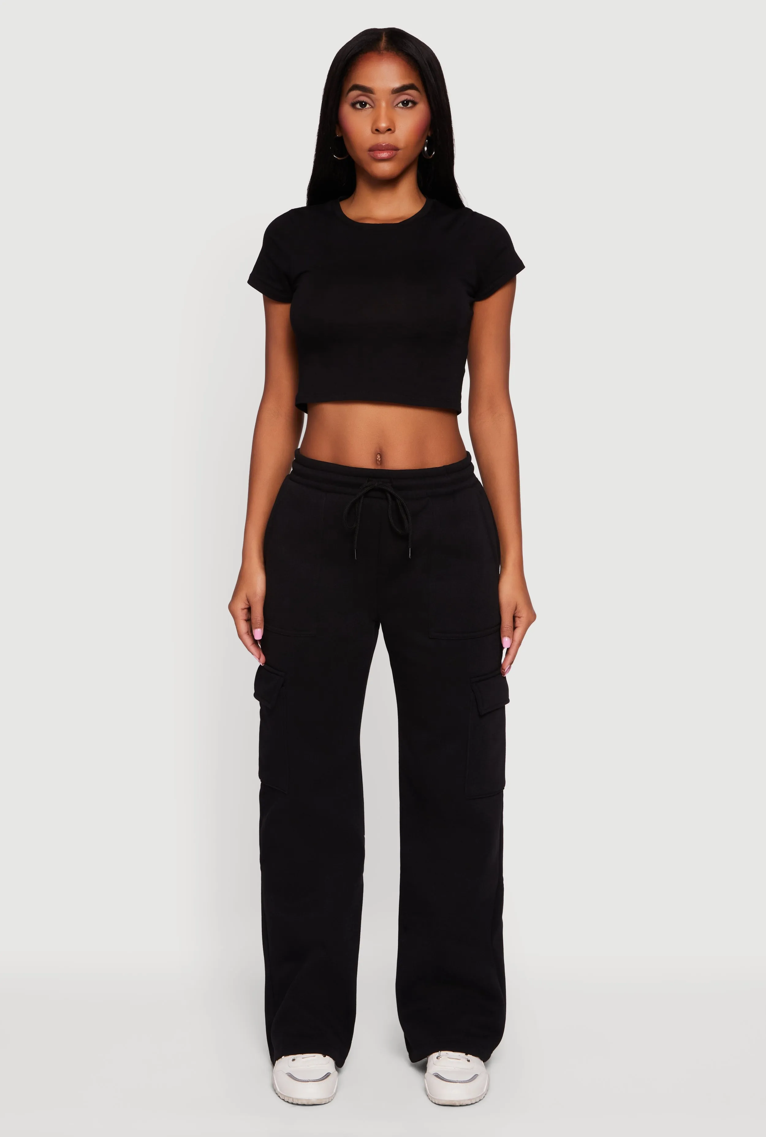 Fleece Cargo Sweatpants sold by Rainbow product image thumbnail 2