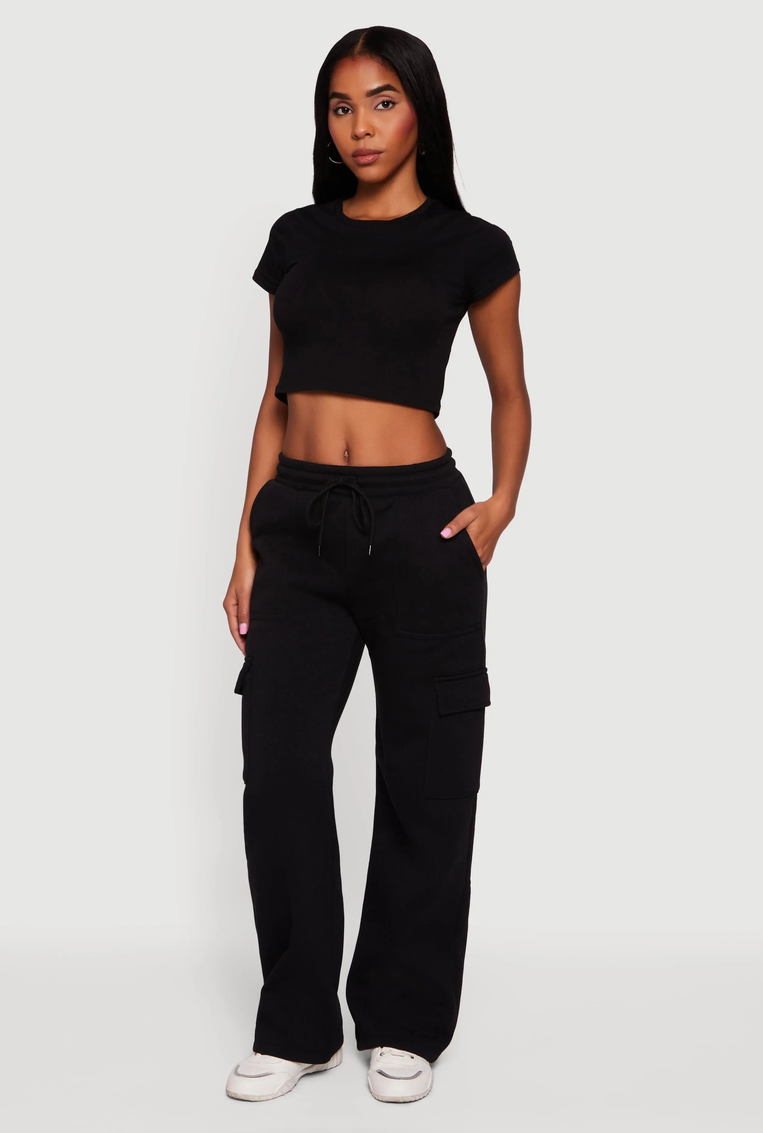 Fleece Cargo Sweatpants sold by Rainbow